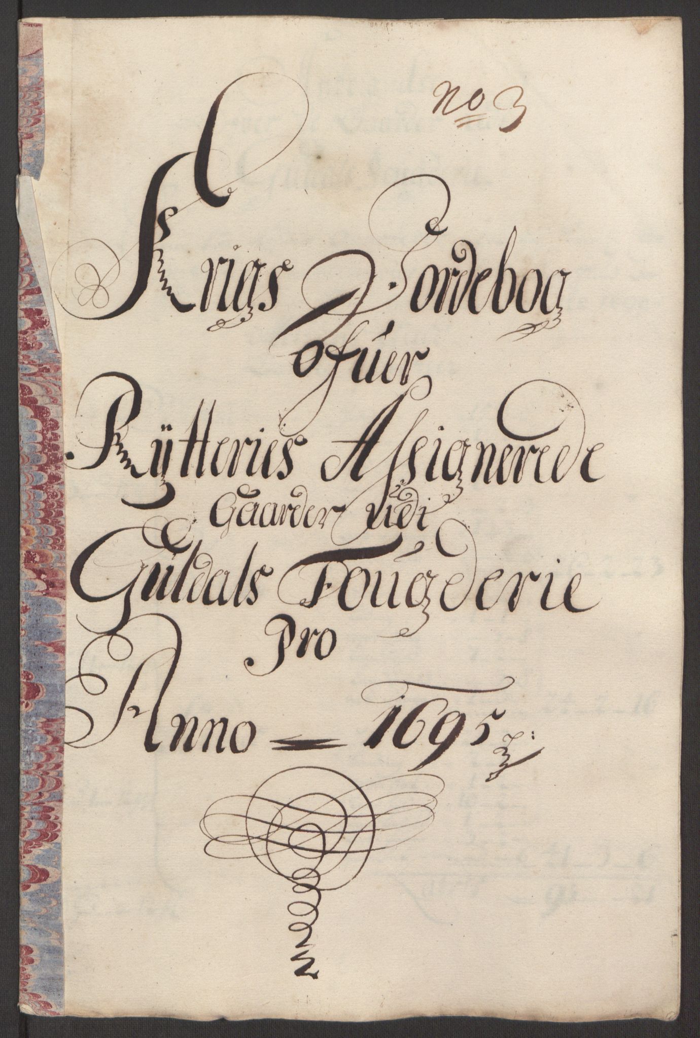 Rentekammeret inntil 1814, Reviderte regnskaper, Fogderegnskap, RA/EA-4092/R60/L3945: Fogderegnskap Orkdal og Gauldal, 1695, p. 403
