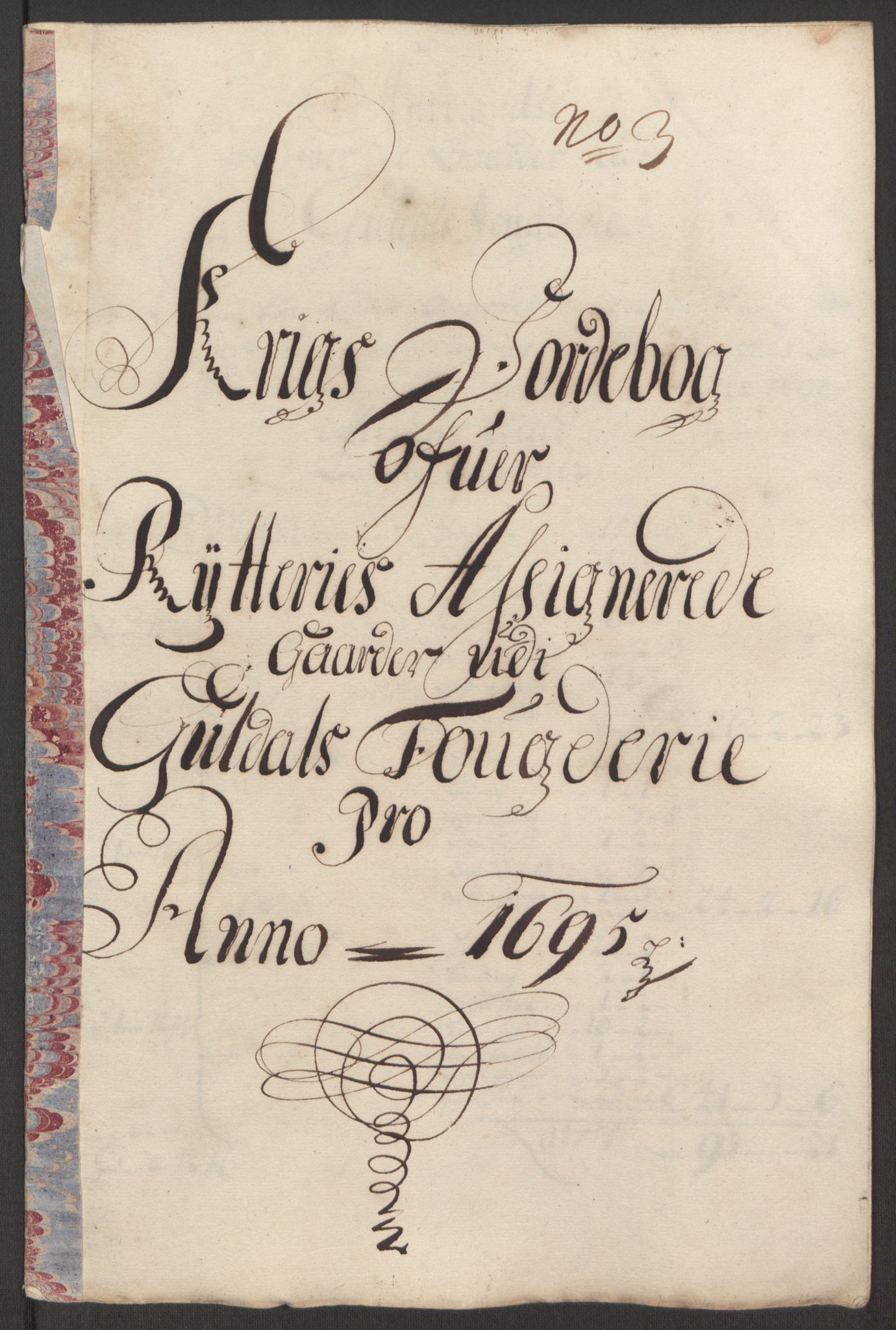 Rentekammeret inntil 1814, Reviderte regnskaper, Fogderegnskap, AV/RA-EA-4092/R60/L3945: Fogderegnskap Orkdal og Gauldal, 1695, p. 403