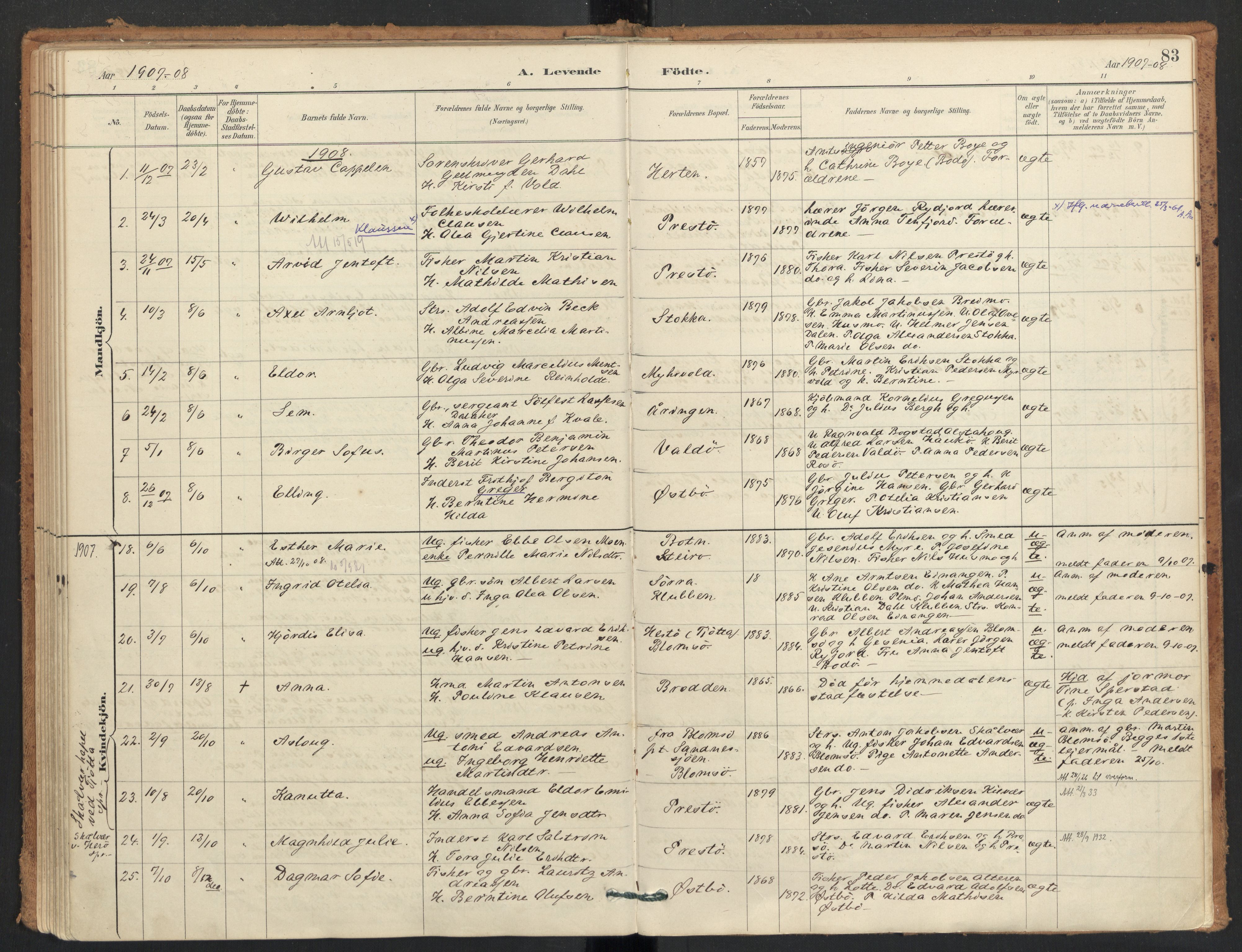Ministerialprotokoller, klokkerbøker og fødselsregistre - Nordland, SAT/A-1459/830/L0453: Parish register (official) no. 830A17, 1886-1911, p. 83