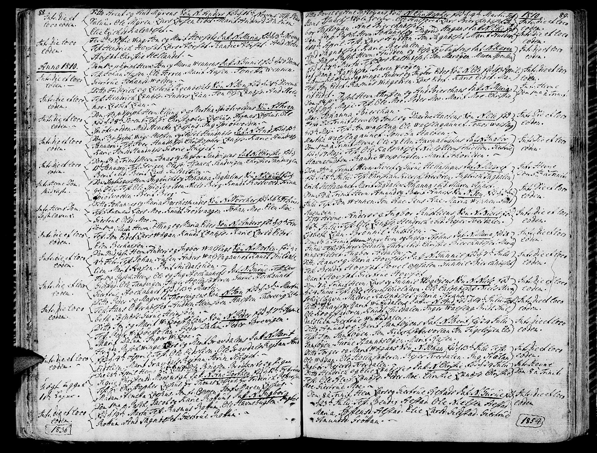Ministerialprotokoller, klokkerbøker og fødselsregistre - Sør-Trøndelag, AV/SAT-A-1456/630/L0490: Parish register (official) no. 630A03, 1795-1818, p. 88-89