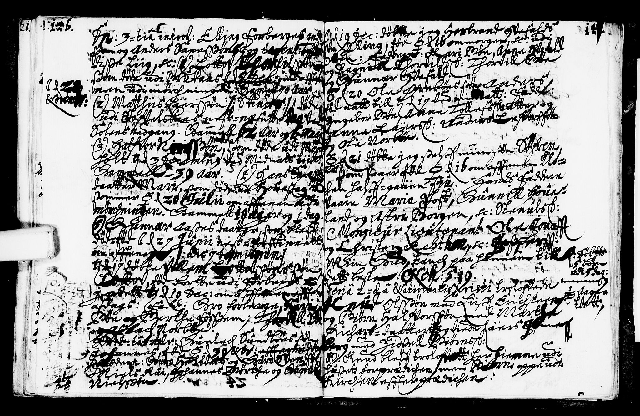 Bø kirkebøker, SAKO/A-257/F/Fa/L0001: Parish register (official) no. 1, 1689-1699, p. 146-147