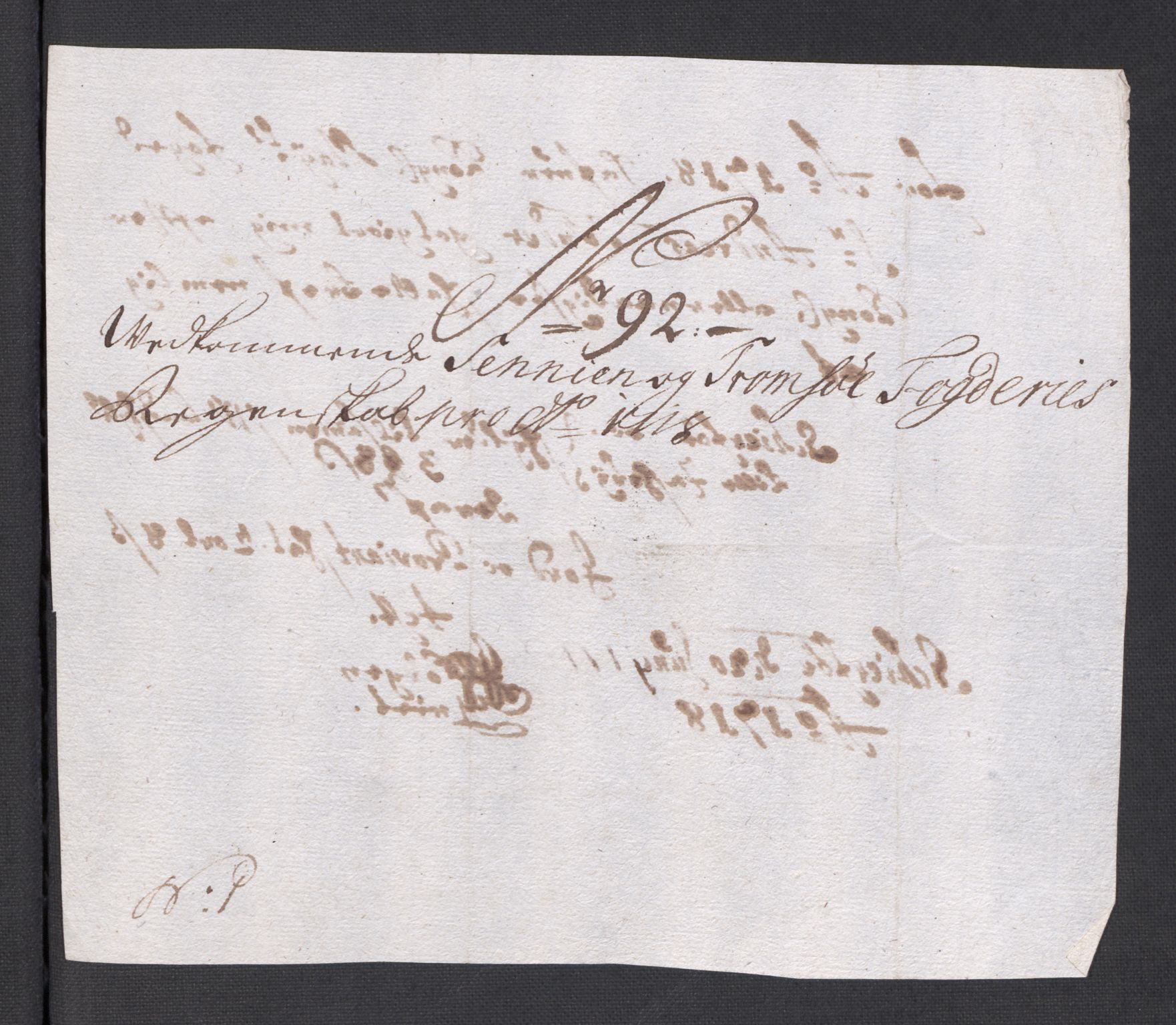 Rentekammeret inntil 1814, Reviderte regnskaper, Fogderegnskap, AV/RA-EA-4092/R68/L4764: Fogderegnskap Senja og Troms, 1718, p. 399