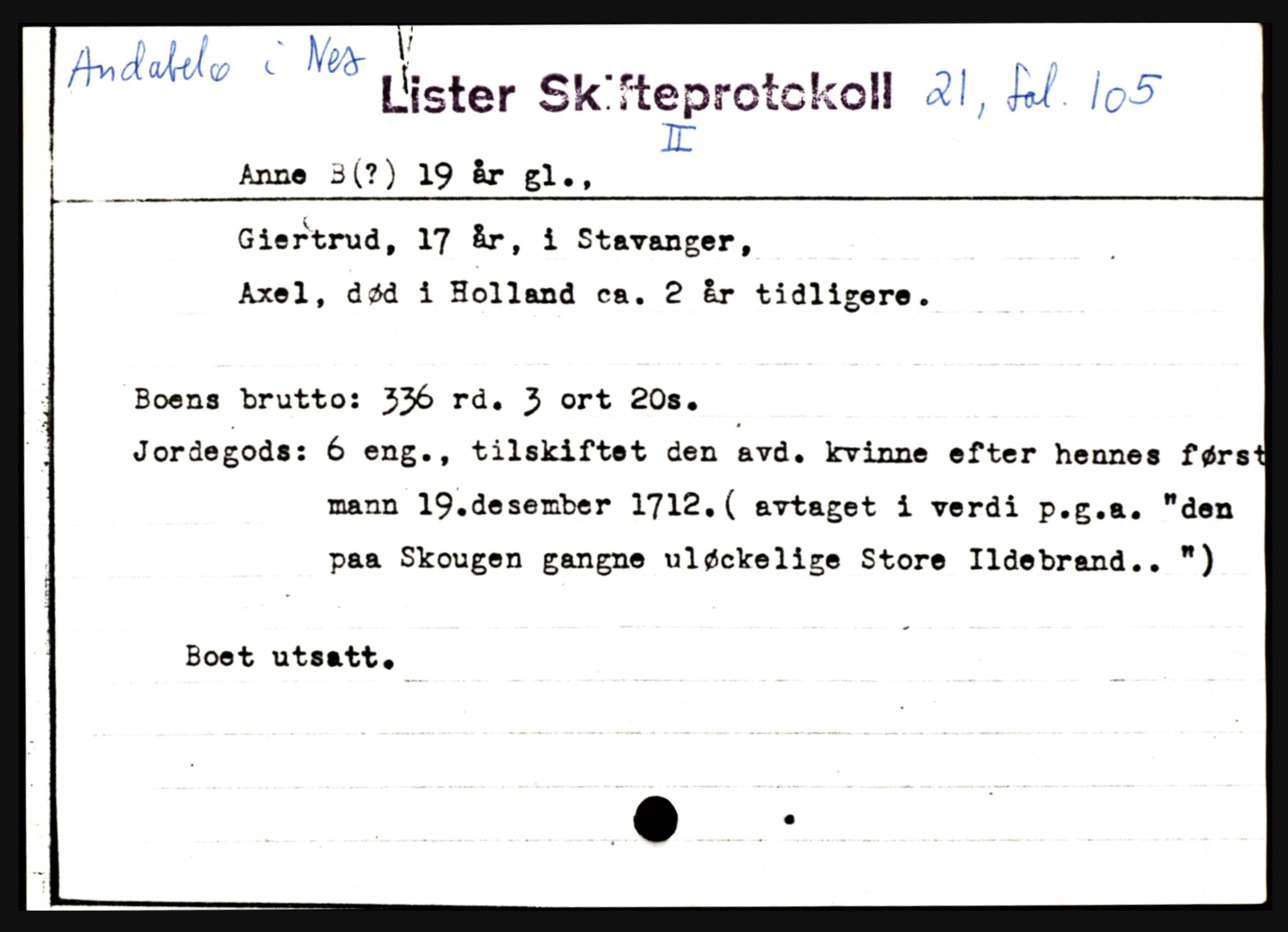 Lister sorenskriveri, AV/SAK-1221-0003/H, p. 169