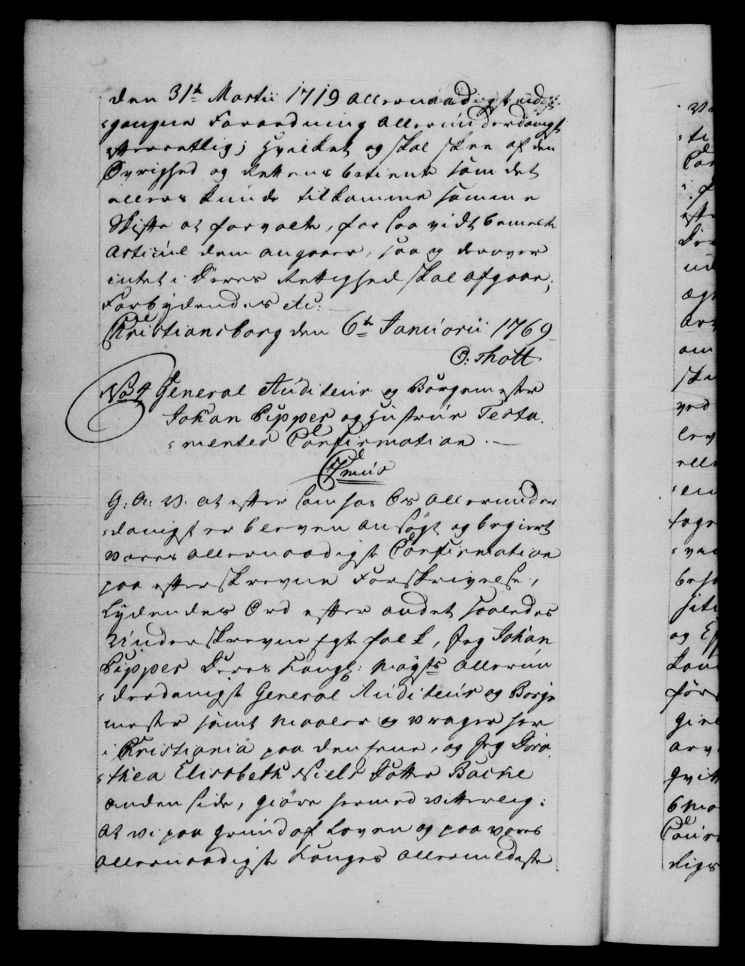 Danske Kanselli 1572-1799, AV/RA-EA-3023/F/Fc/Fca/Fcaa/L0044: Norske registre, 1769-1771, p. 2b