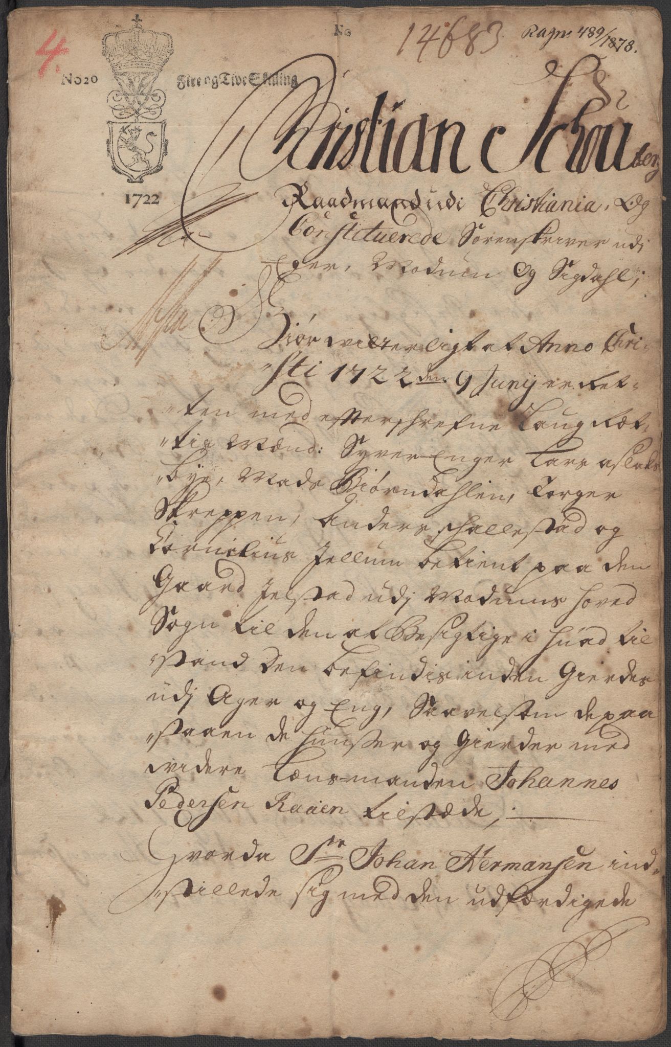 Riksarkivets diplomsamling, RA/EA-5965/F15/L0016: Prestearkiv - Buskerud, 1662-1781, p. 141