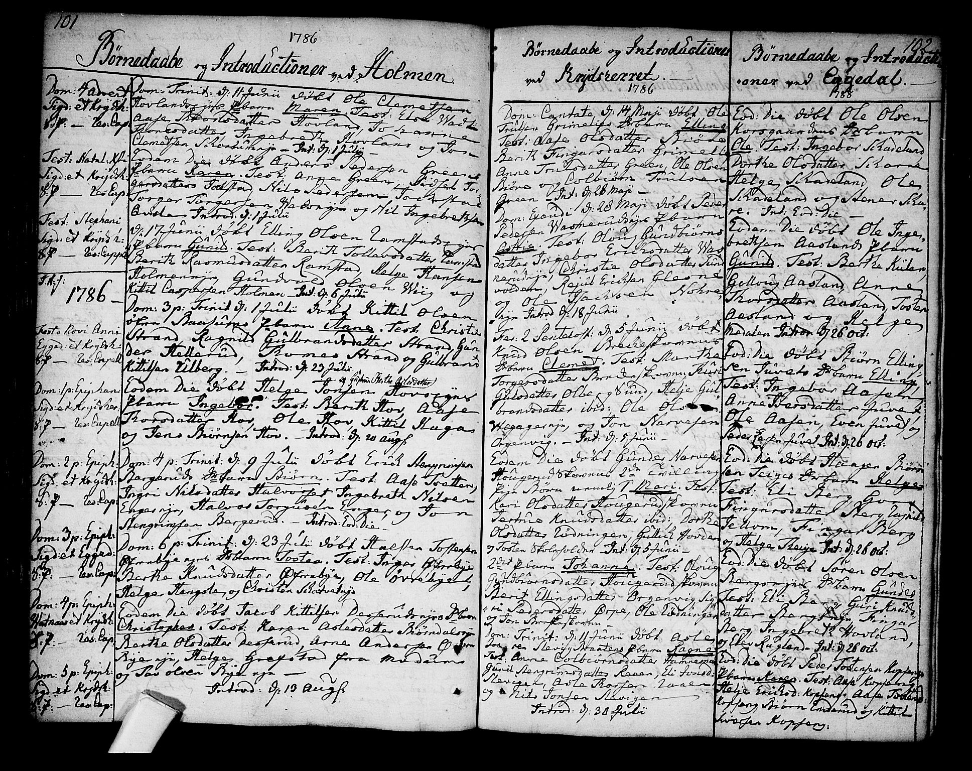 Sigdal kirkebøker, AV/SAKO-A-245/F/Fa/L0002: Parish register (official) no. I 2, 1778-1792, p. 101-102