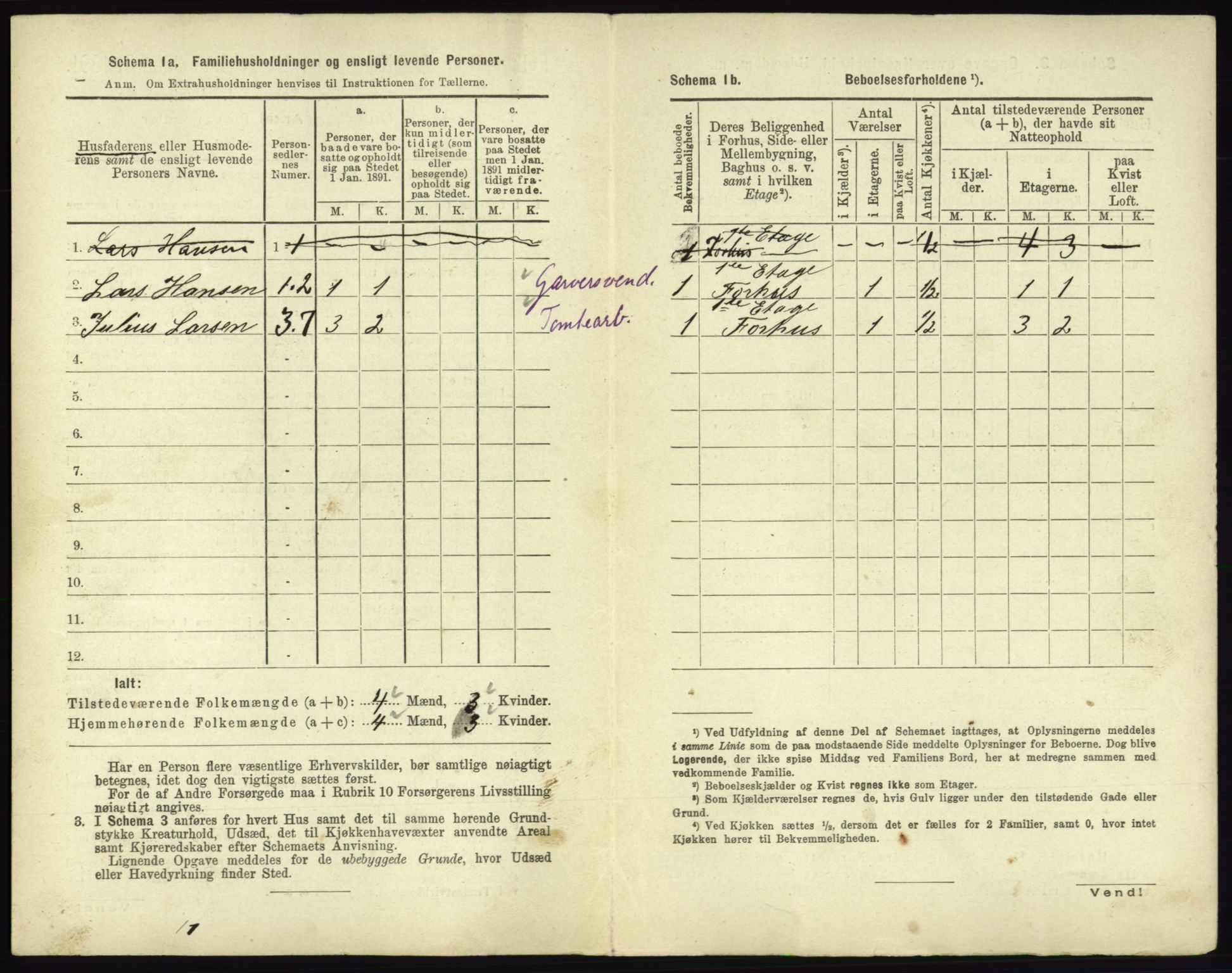 RA, 1891 census for 0602 Drammen, 1891, p. 1732