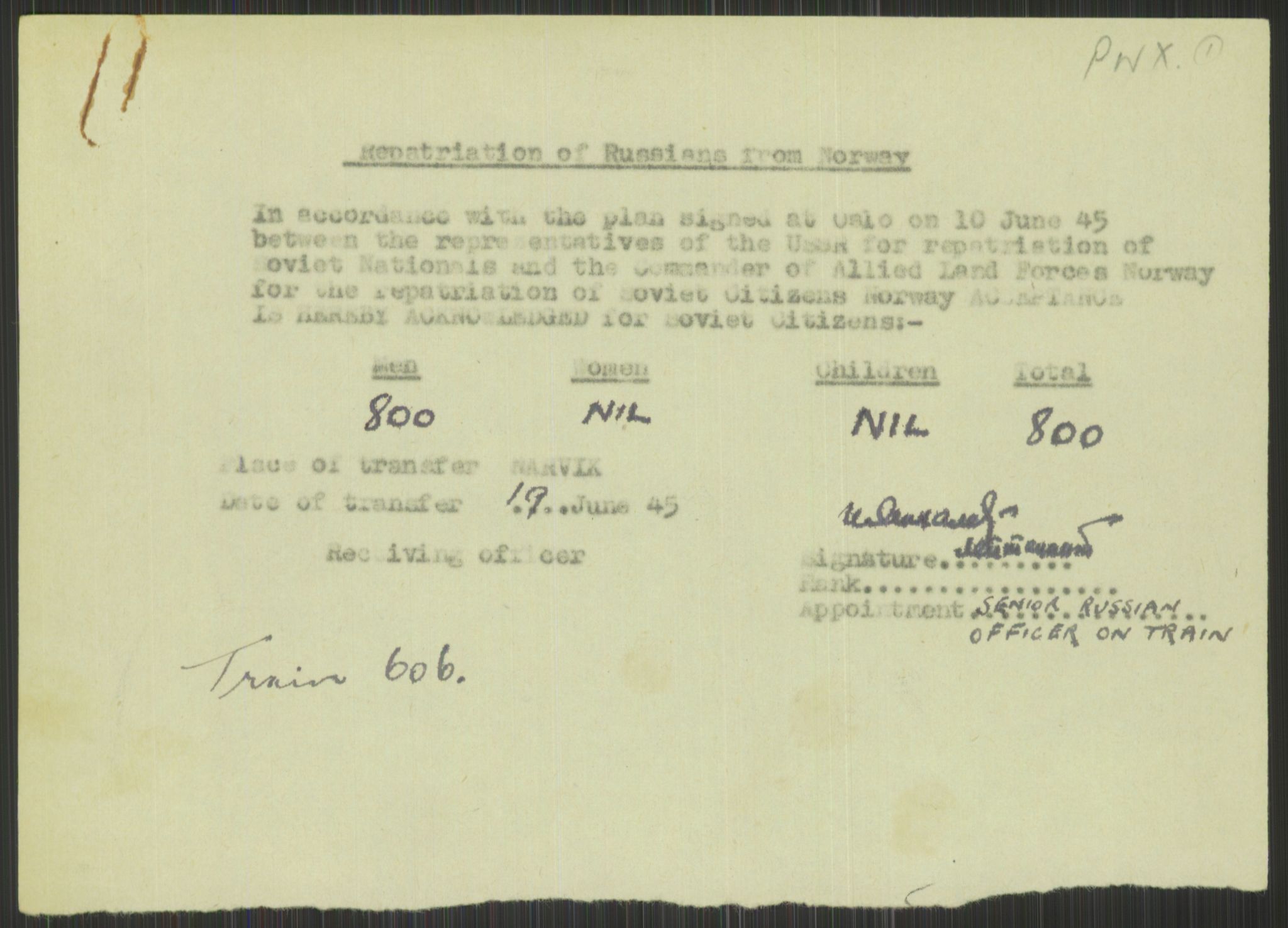 Flyktnings- og fangedirektoratet, Repatrieringskontoret, AV/RA-S-1681/D/Db/L0015: Displaced Persons (DPs) og sivile tyskere, 1945-1948, p. 453