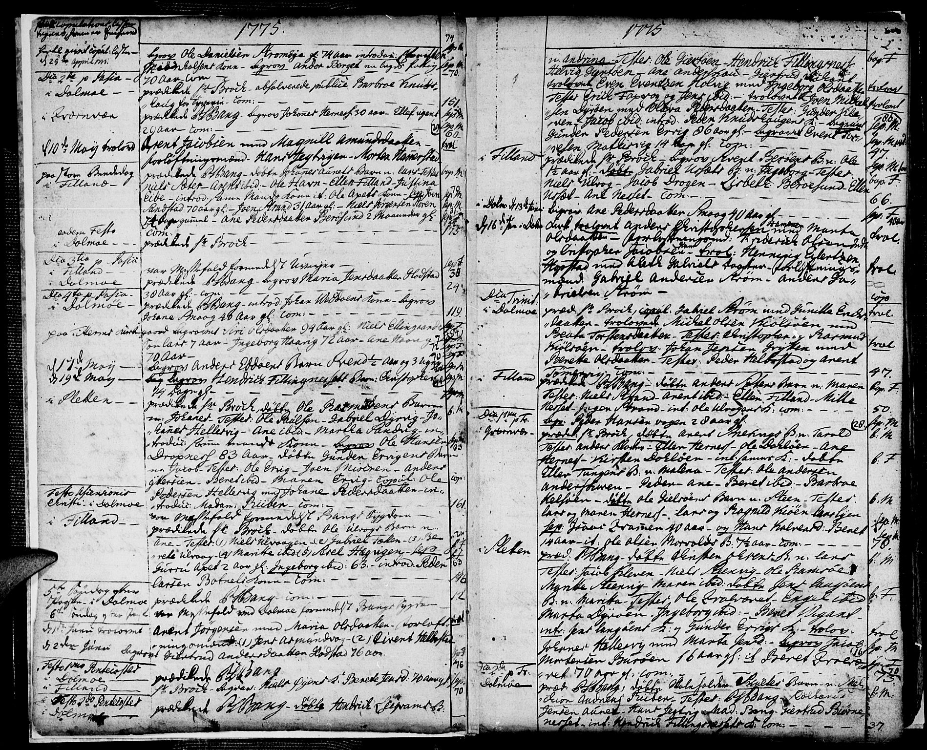Ministerialprotokoller, klokkerbøker og fødselsregistre - Sør-Trøndelag, SAT/A-1456/634/L0526: Parish register (official) no. 634A02, 1775-1818, p. 2