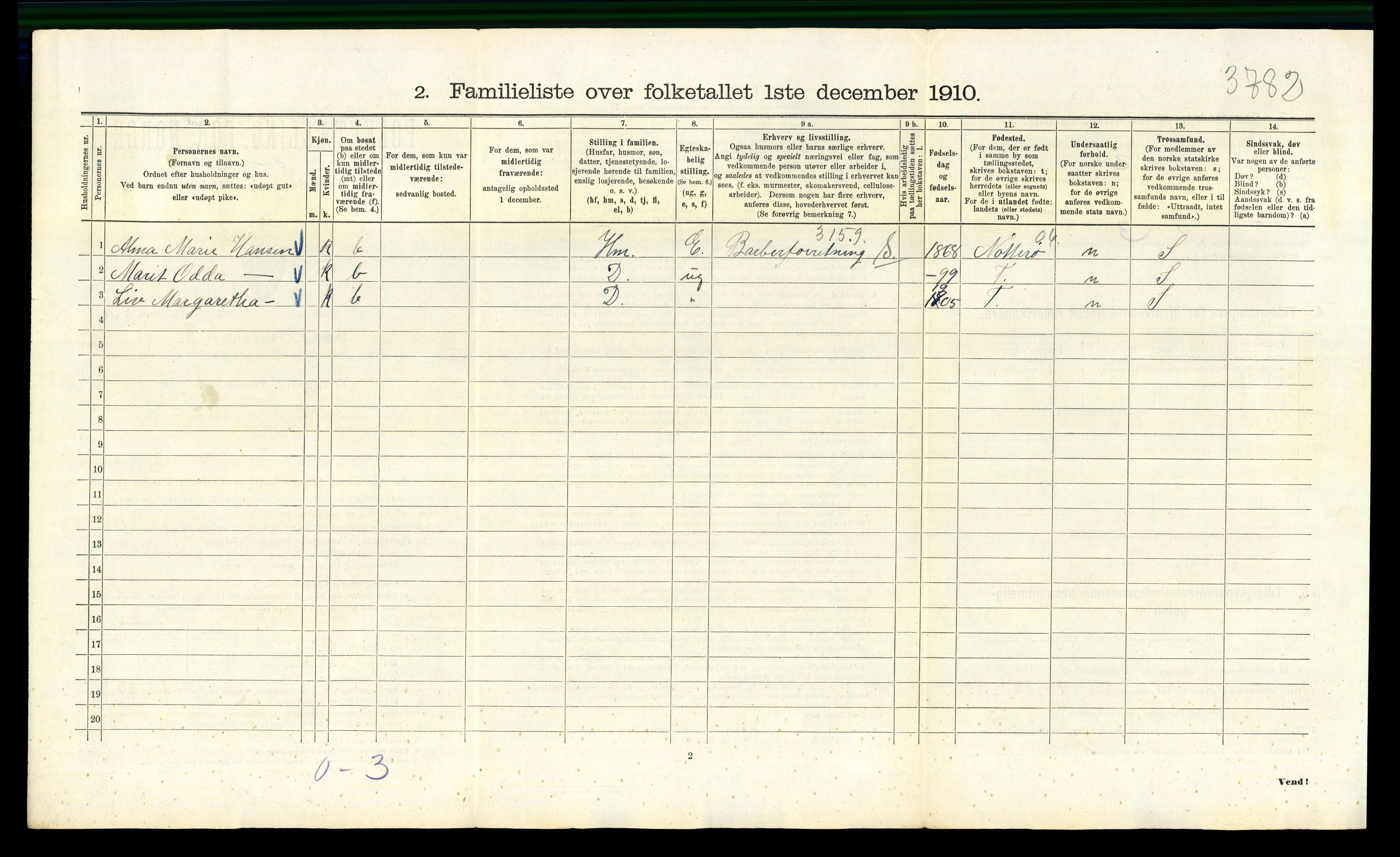 RA, 1910 census for Kristiania, 1910, p. 48148