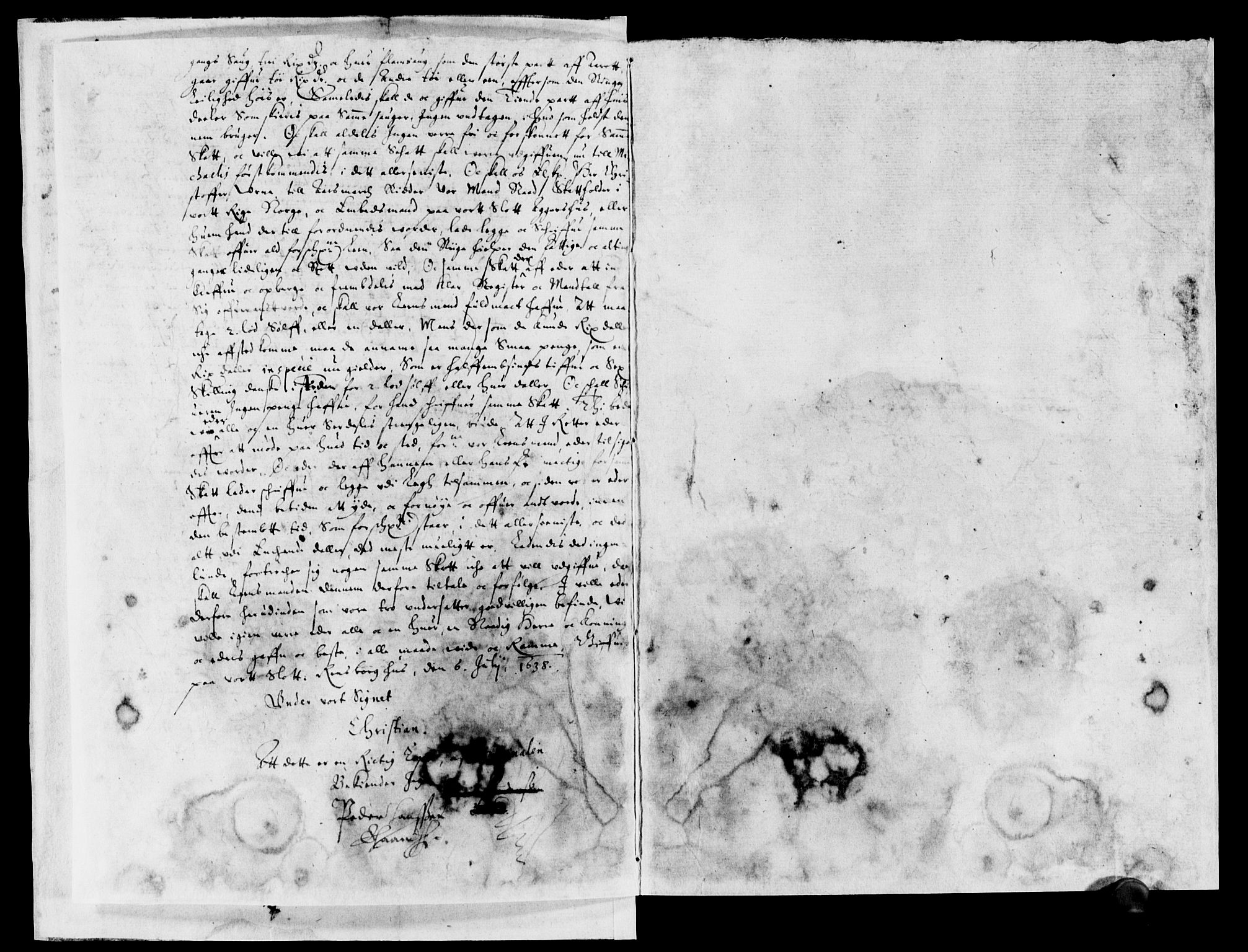 Rentekammeret inntil 1814, Reviderte regnskaper, Lensregnskaper, AV/RA-EA-5023/R/Rb/Rbo/L0018: Tønsberg len, 1638-1639