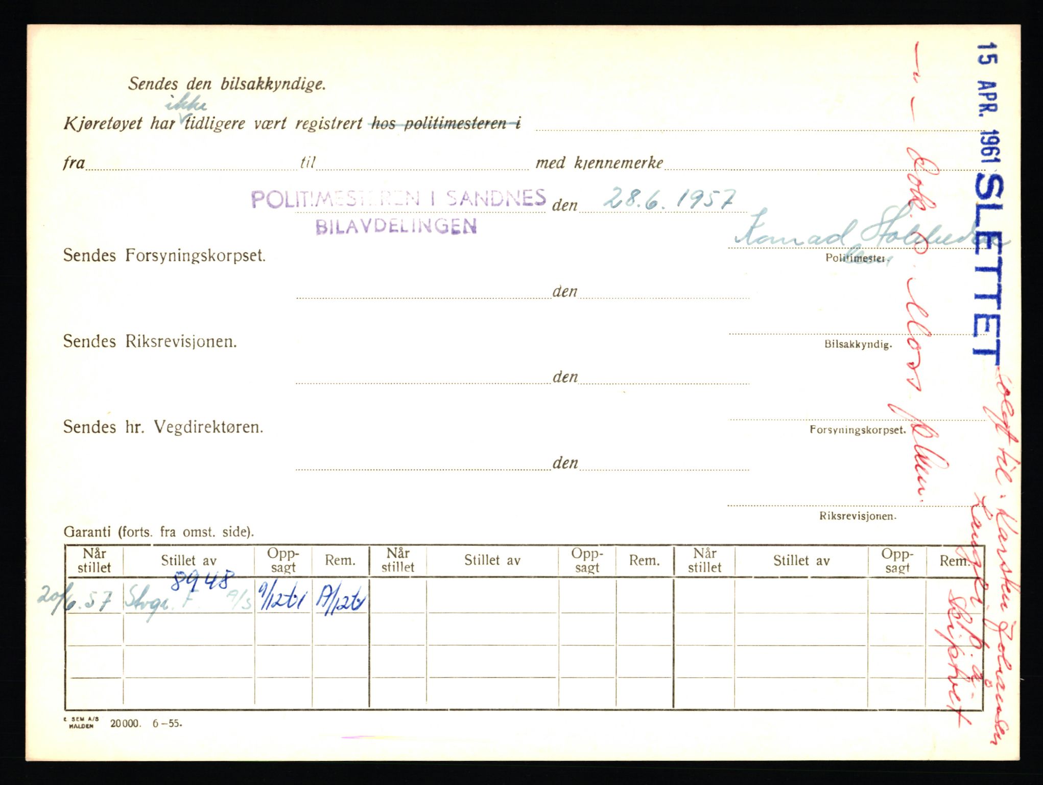 Stavanger trafikkstasjon, AV/SAST-A-101942/0/F/L0035: L-19100 - L-19999, 1930-1971, p. 819