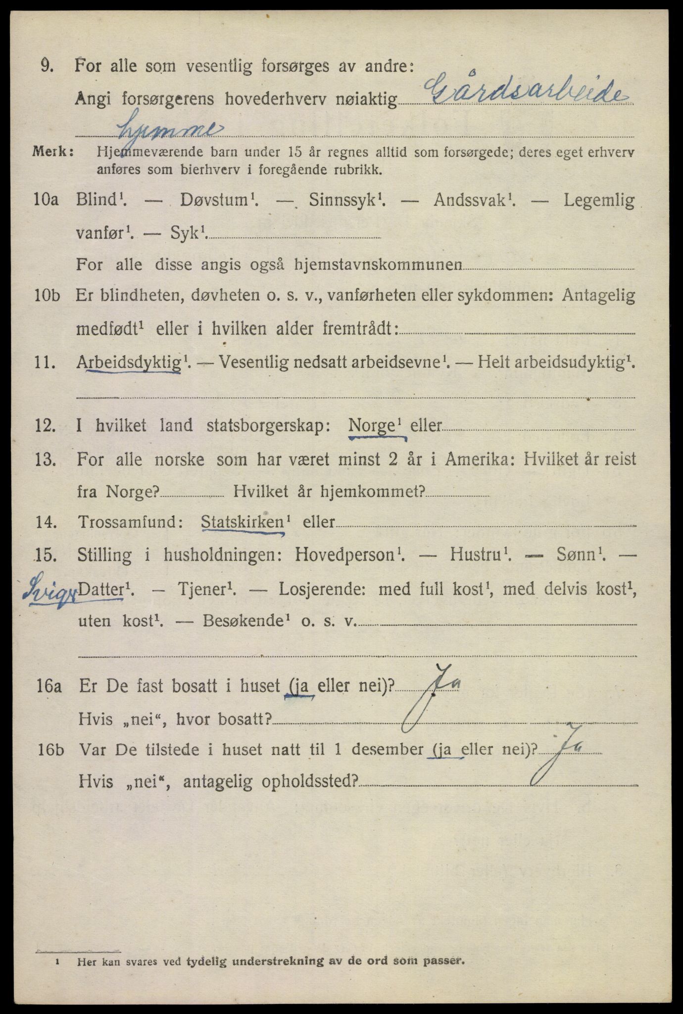 SAKO, 1920 census for Andebu, 1920, p. 2247