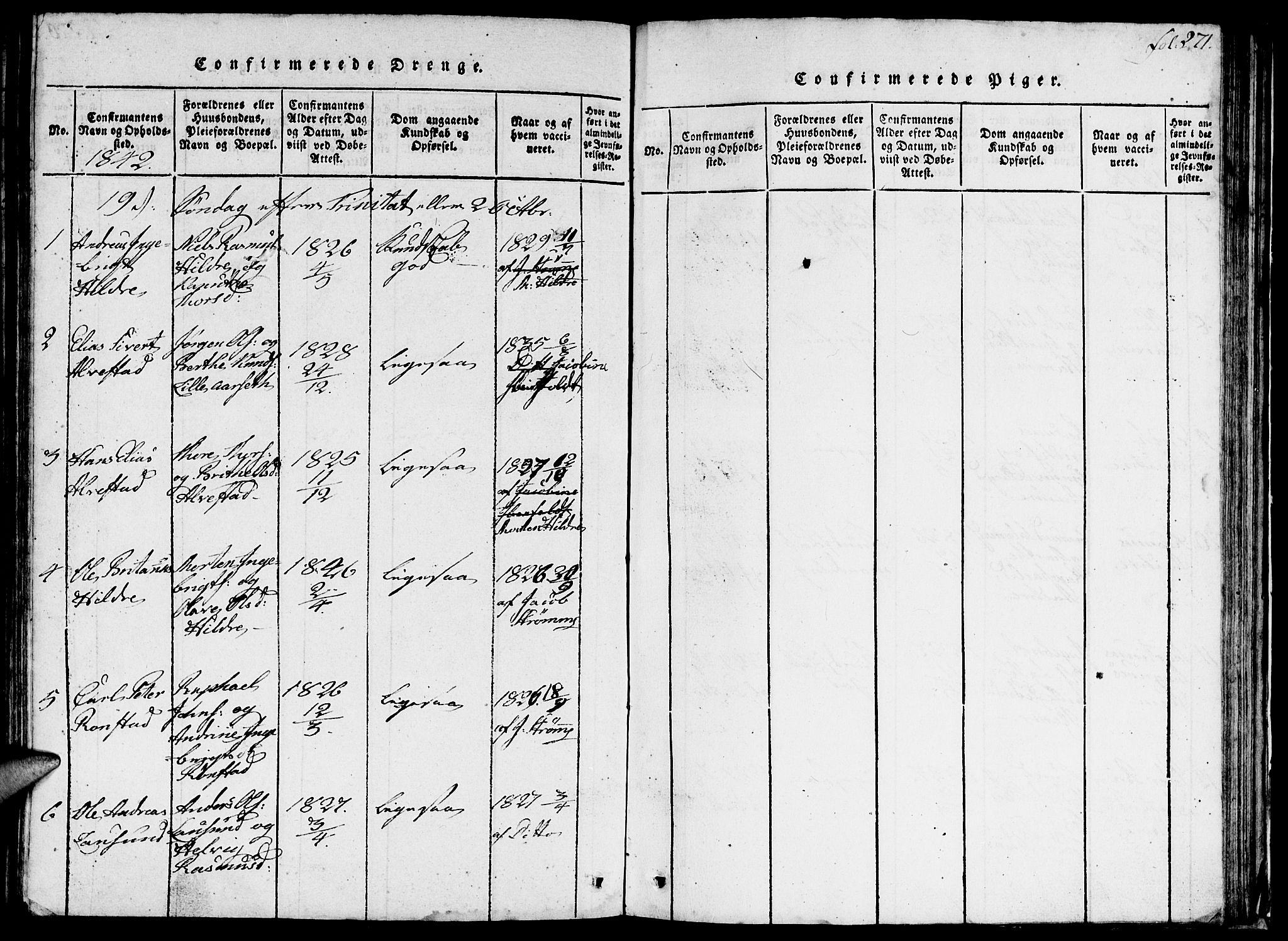 Ministerialprotokoller, klokkerbøker og fødselsregistre - Møre og Romsdal, AV/SAT-A-1454/536/L0506: Parish register (copy) no. 536C01, 1818-1859, p. 271