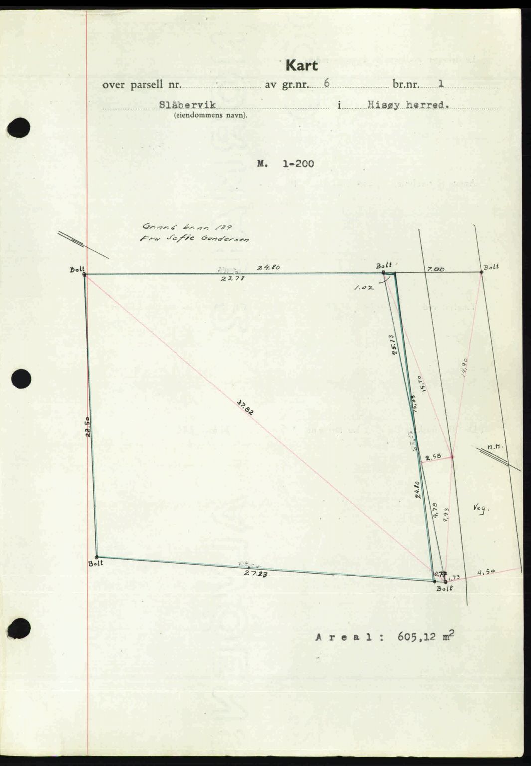 Nedenes sorenskriveri, AV/SAK-1221-0006/G/Gb/Gba/L0060: Mortgage book no. A12, 1948-1949, Diary no: : 489/1949