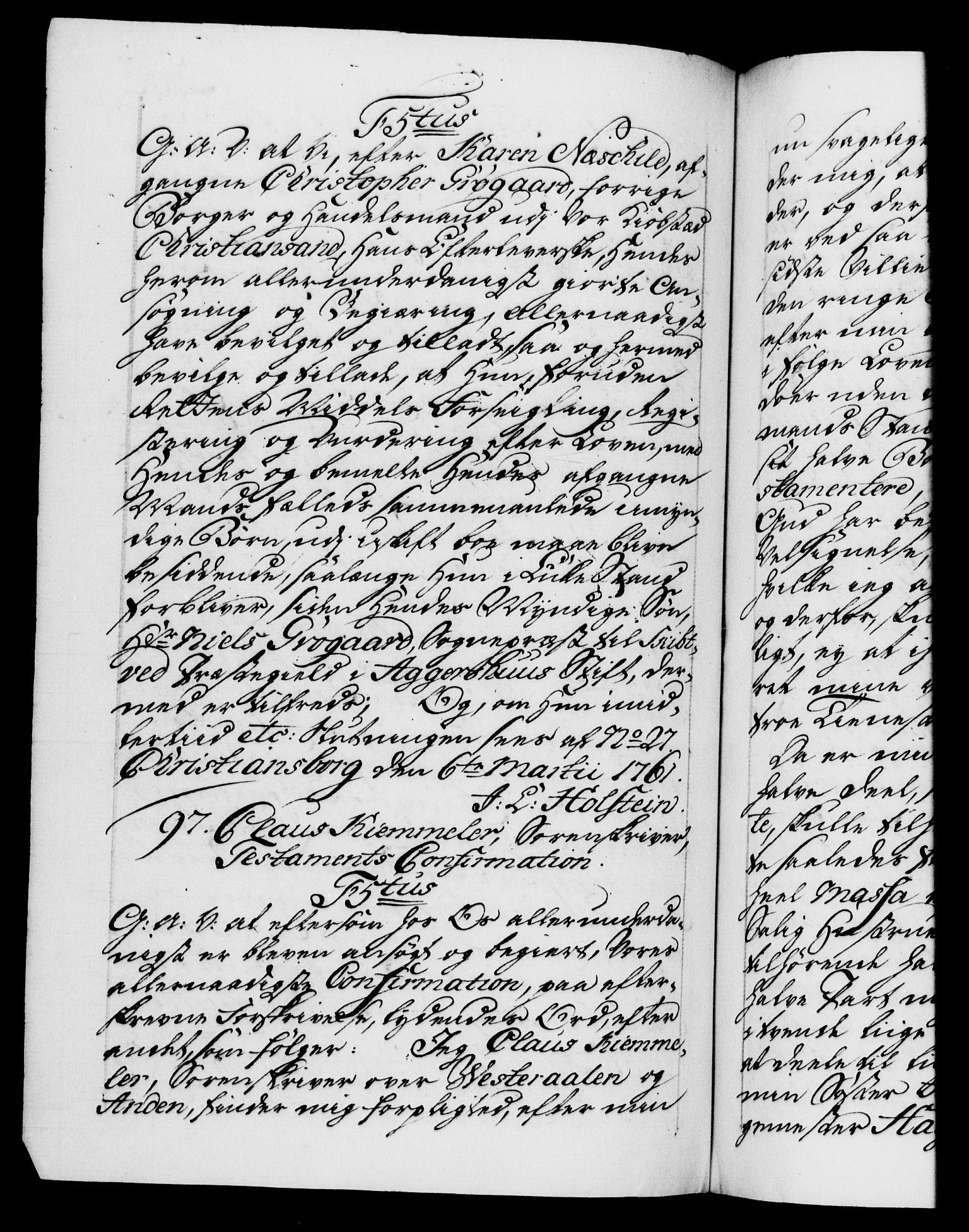 Danske Kanselli 1572-1799, AV/RA-EA-3023/F/Fc/Fca/Fcaa/L0041: Norske registre, 1760-1762, p. 366b