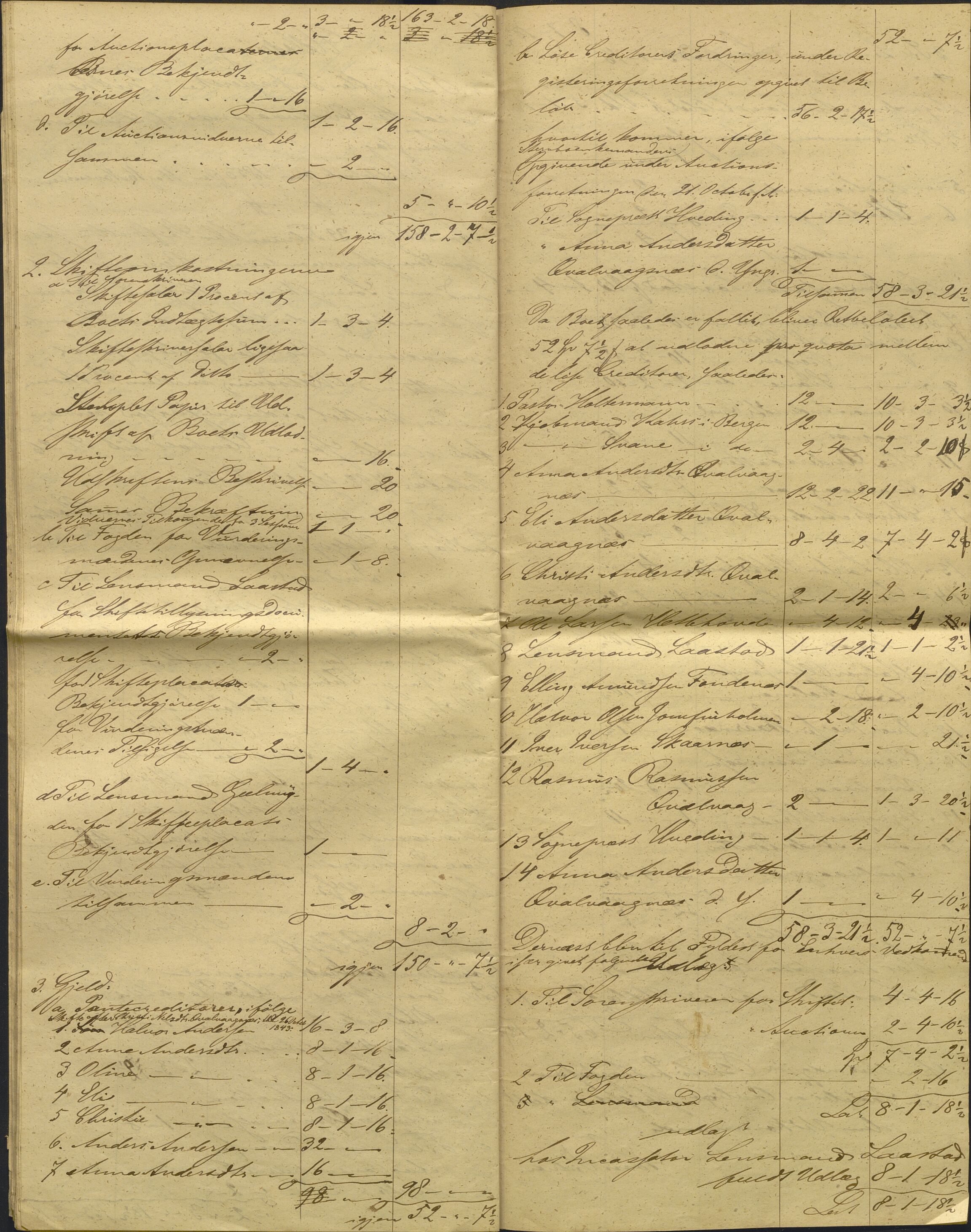 Nordhordland sorenskrivar, AV/SAB-A-2901/1/H/Hd/Hdb/L0001: Konsept til utlodningar, 1850-1852, p. 290