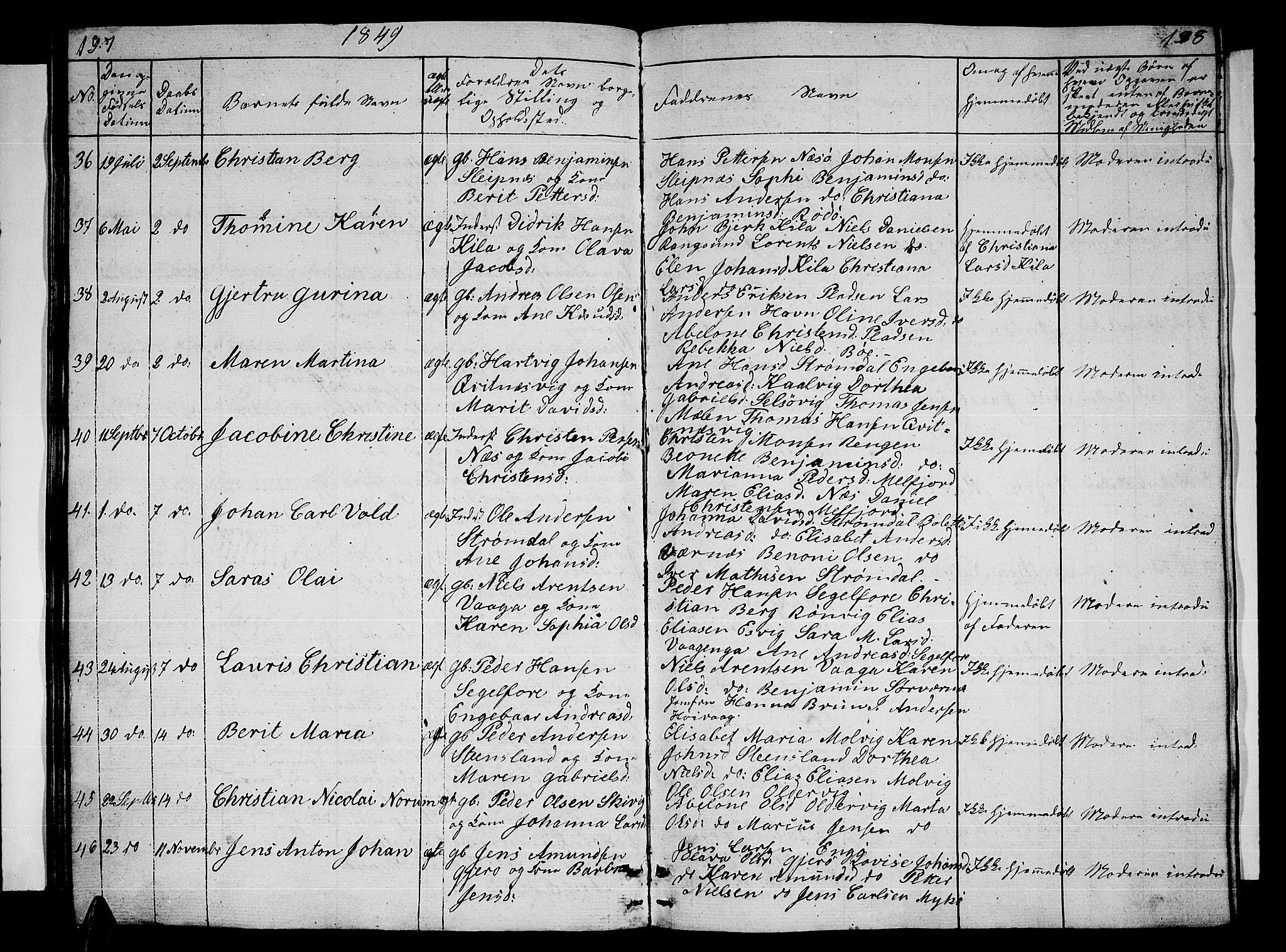 Ministerialprotokoller, klokkerbøker og fødselsregistre - Nordland, SAT/A-1459/841/L0618: Parish register (copy) no. 841C02, 1833-1855, p. 197-198