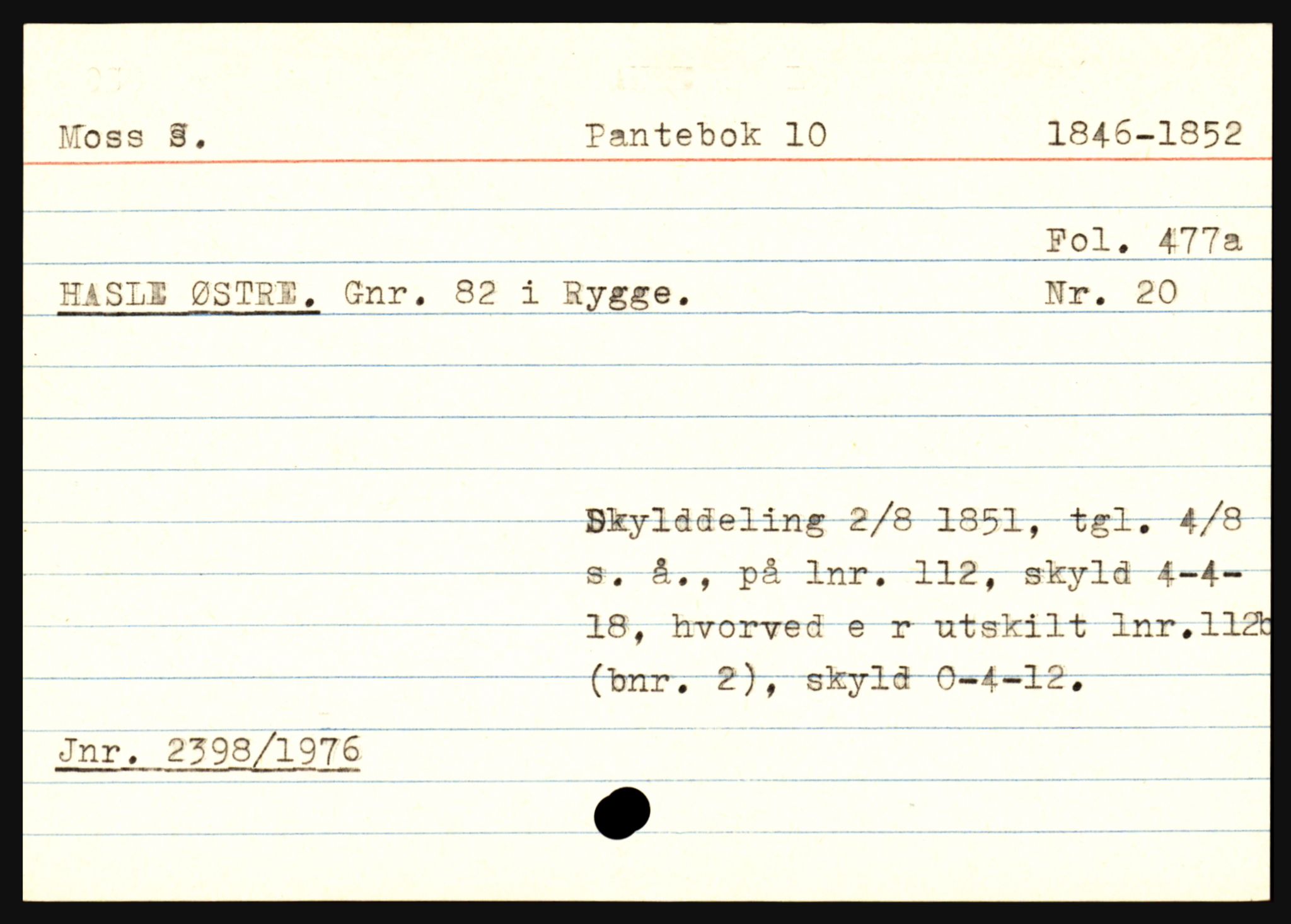 Statsarkivet i Oslo, SAO/A-10621/Z/Za/L0008: Rygge (Hasle - Årvold), Rødenes (Asgjerrud - Åseby), Rømskog (Bøen - Tørnby), Råde (Andersrød - Åren), p. 2