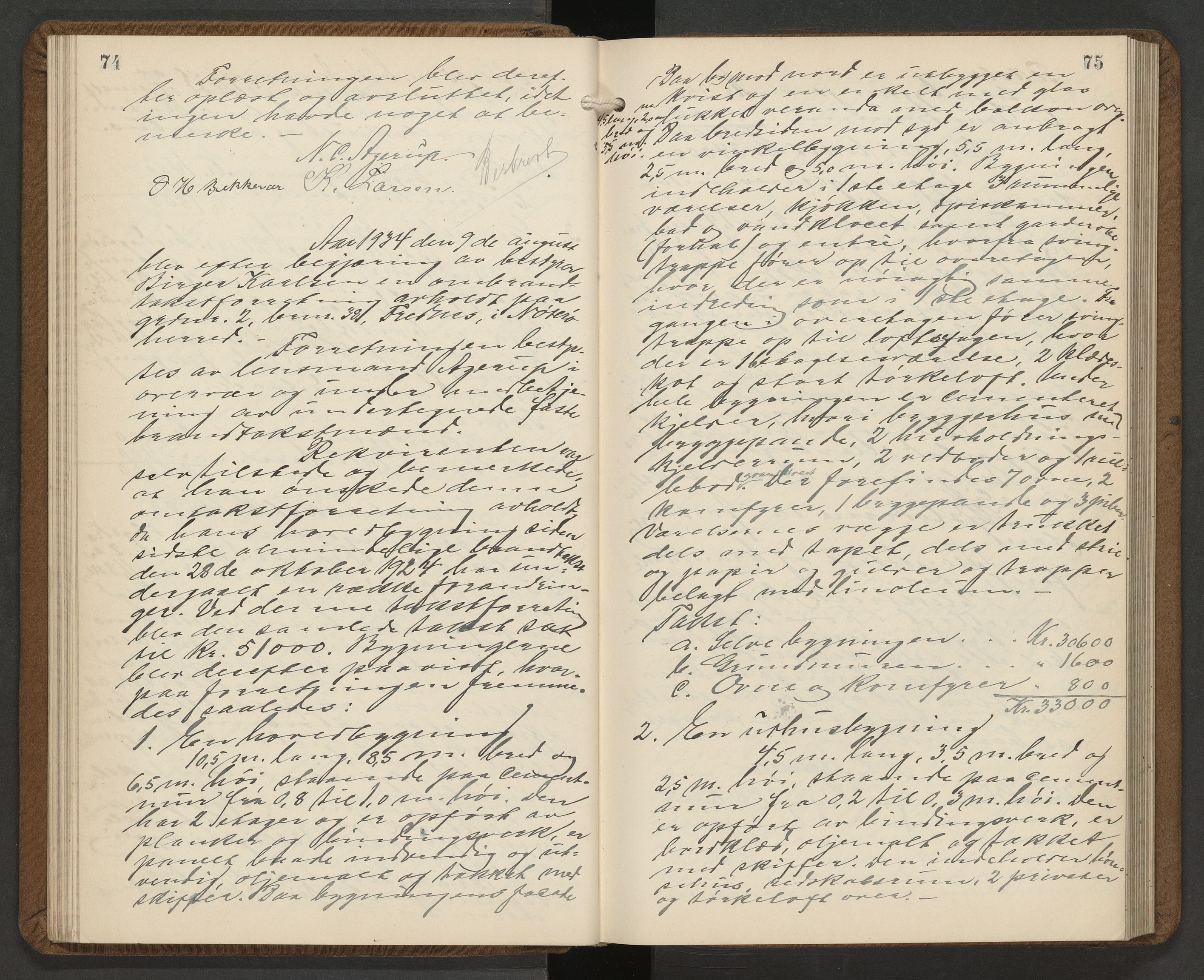 Nøtterøy lensmannskontor, AV/SAKO-A-540/Y/Yg/Yga/L0014: Branntakstprotokoll, 1934-1936, p. 74-75