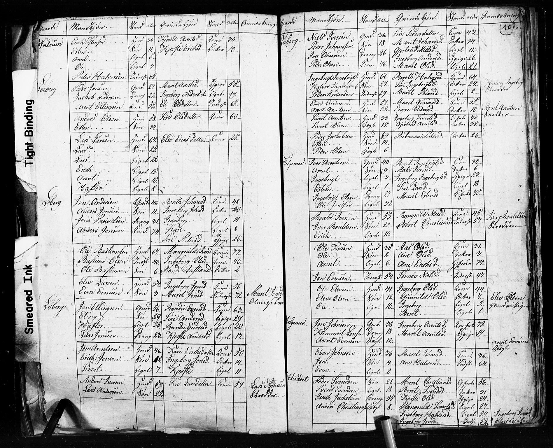 , 1825 Census for Støren parish, 1825, p. 107