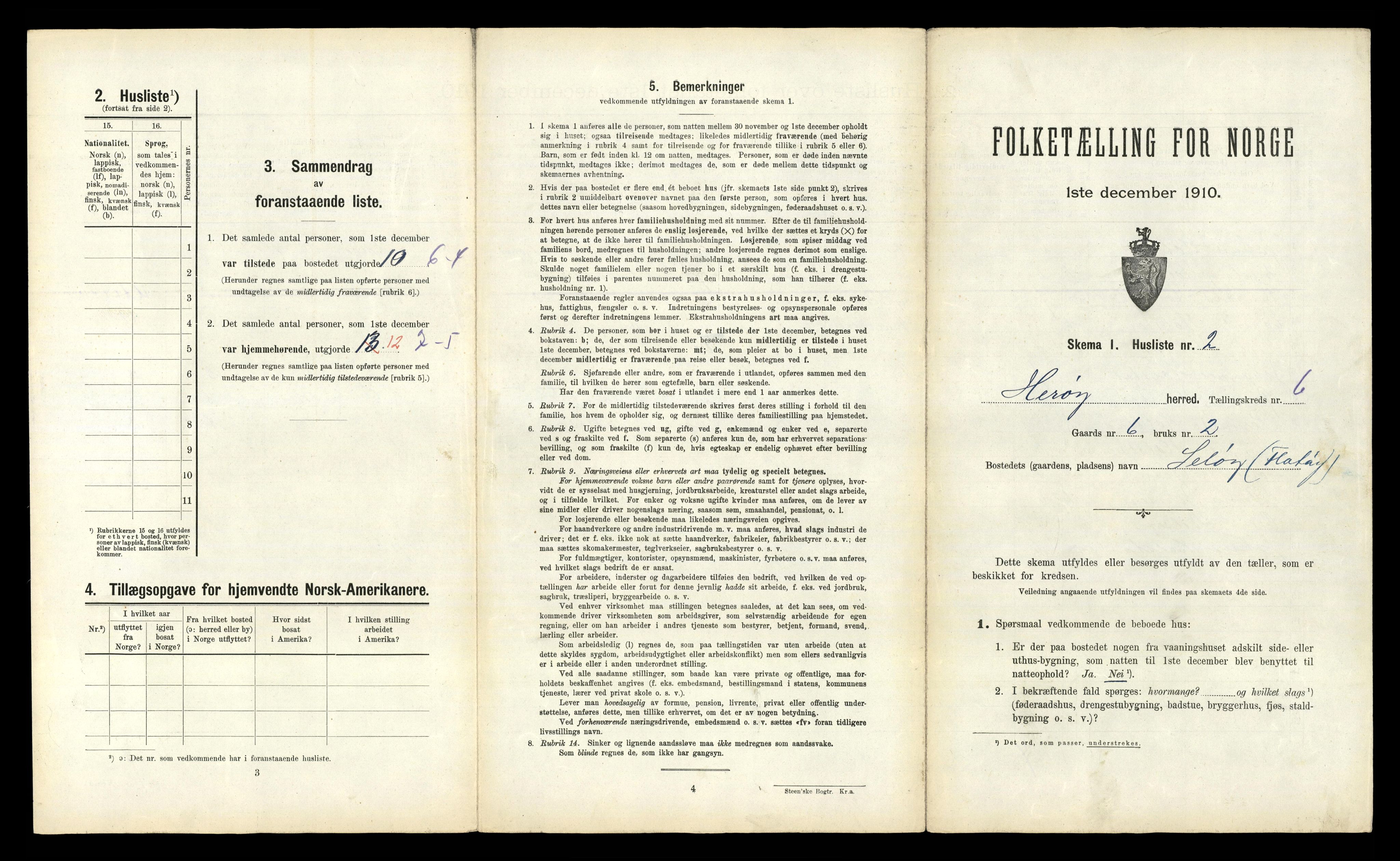 RA, 1910 census for Herøy, 1910, p. 675
