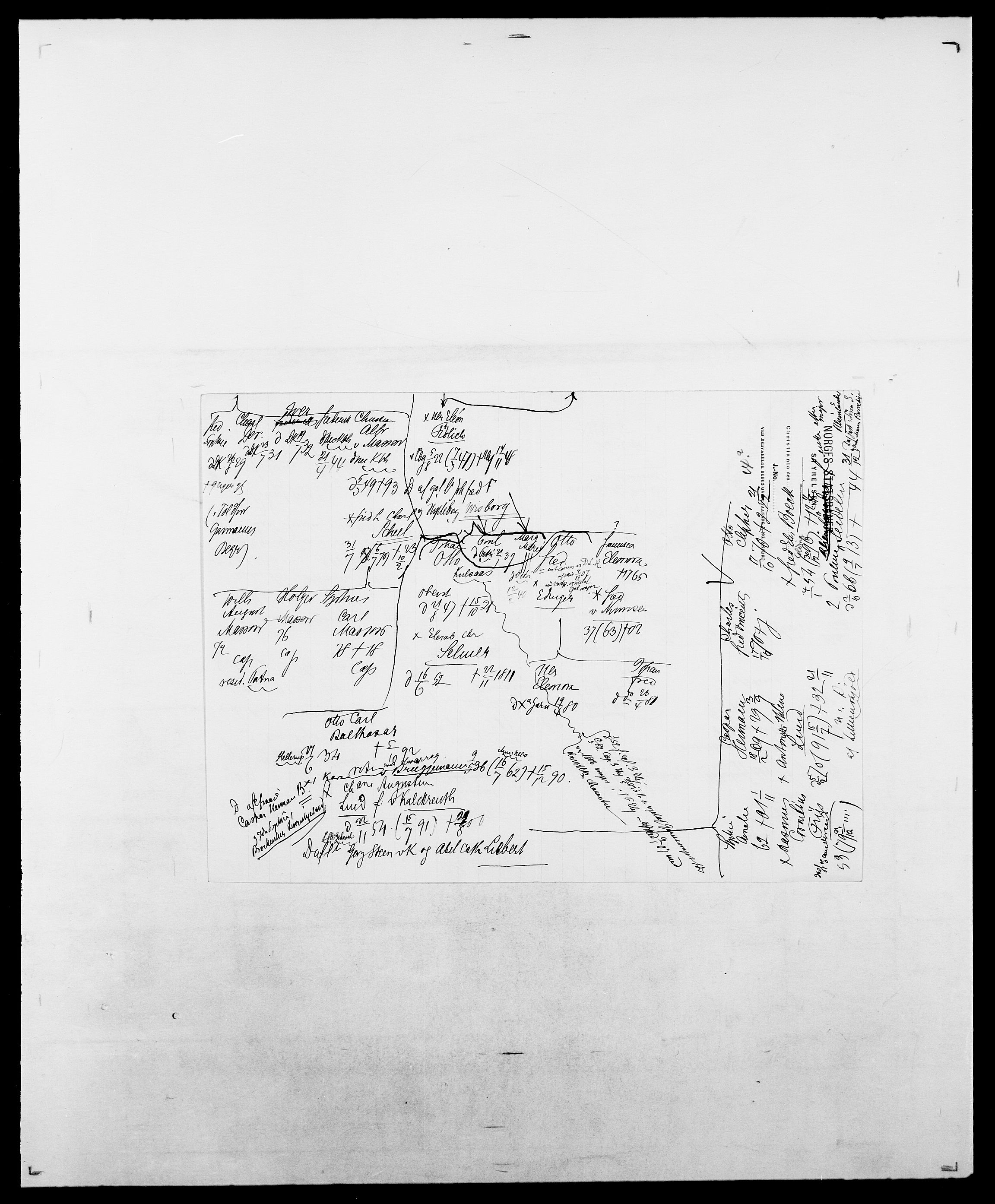 Delgobe, Charles Antoine - samling, AV/SAO-PAO-0038/D/Da/L0029: Obel - Oxholm, p. 442
