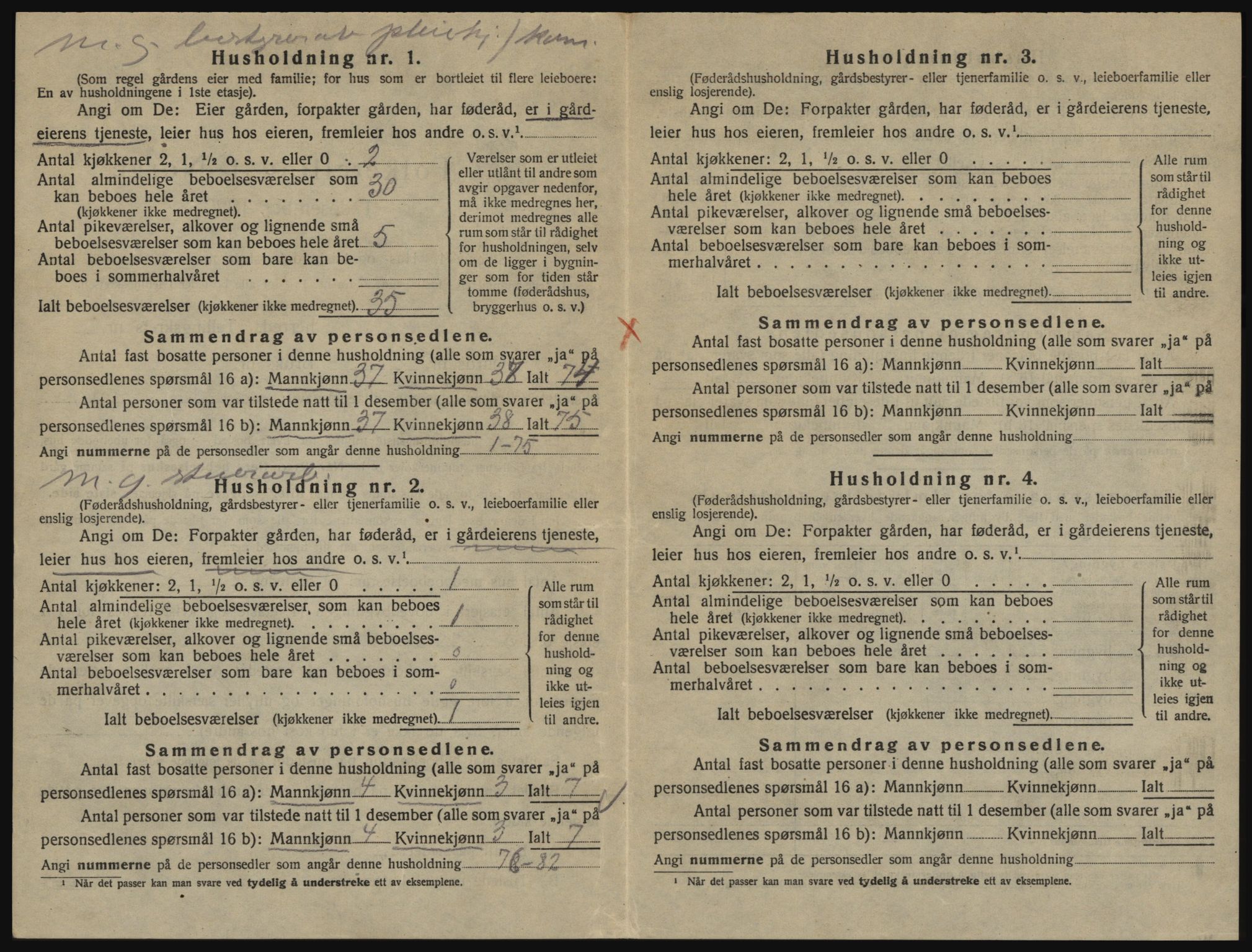 SAO, 1920 census for Glemmen, 1920, p. 1758