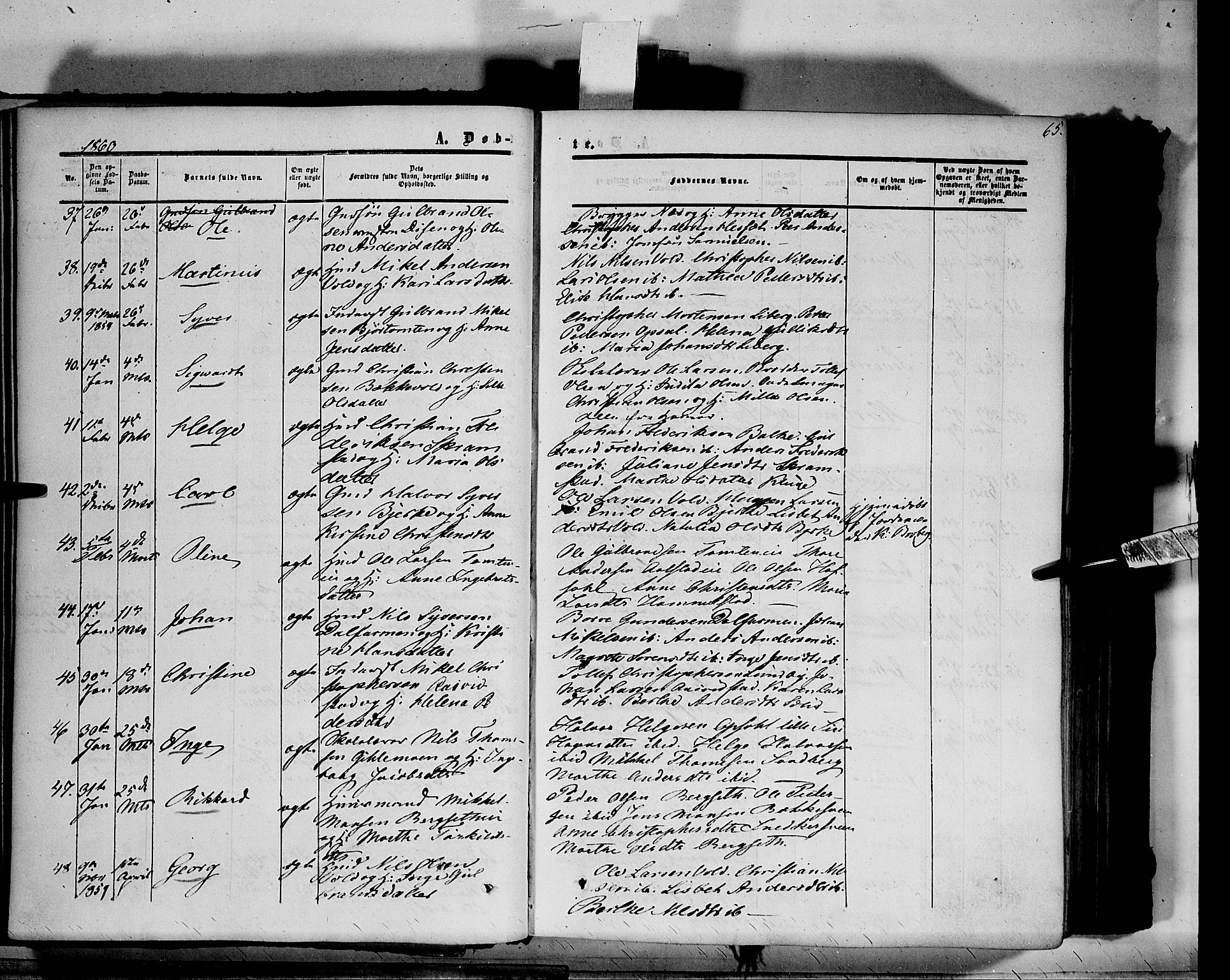 Vang prestekontor, Hedmark, AV/SAH-PREST-008/H/Ha/Haa/L0012: Parish register (official) no. 12, 1855-1870, p. 65