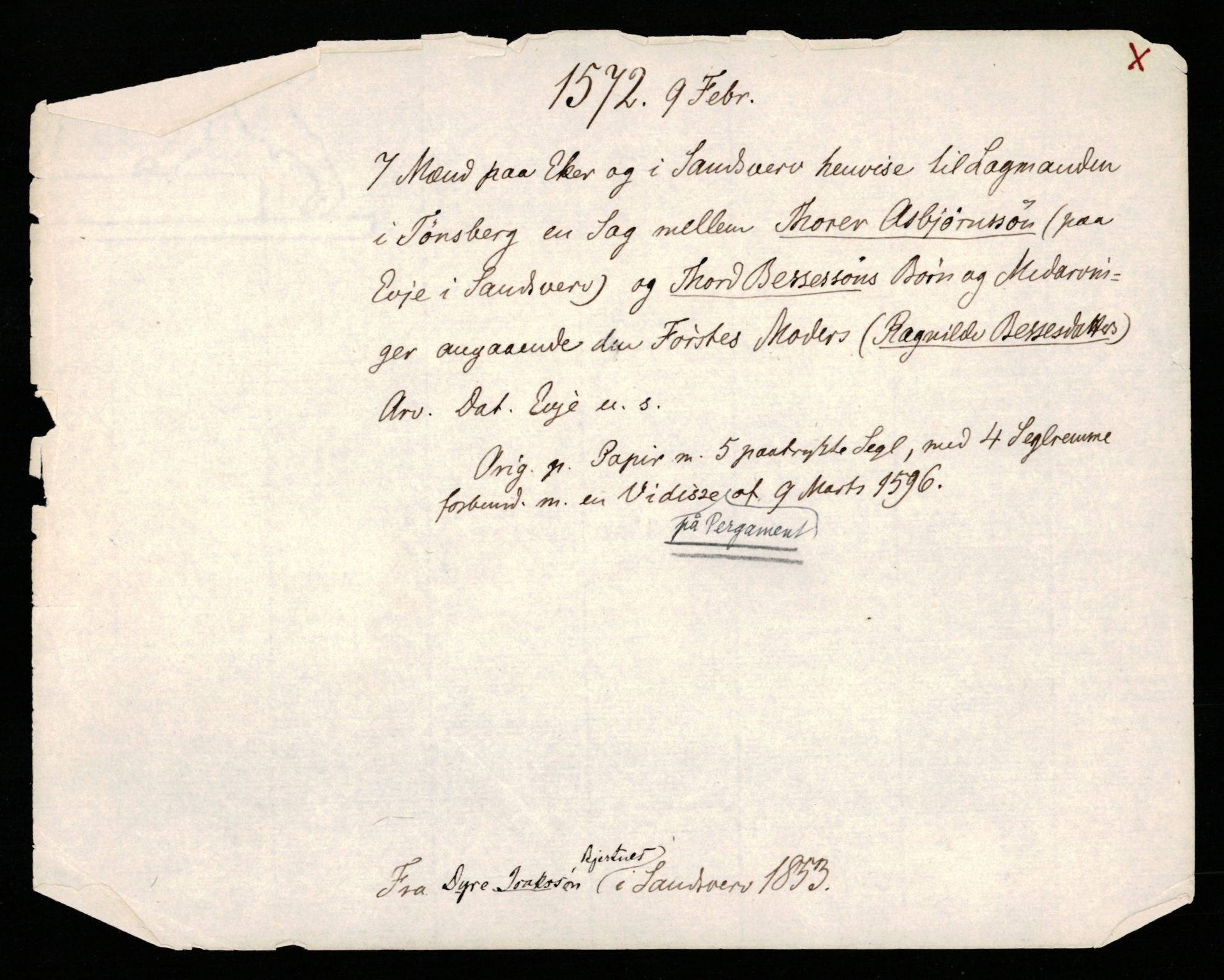 Riksarkivets diplomsamling, AV/RA-EA-5965/F35/F35b/L0002: Riksarkivets diplomer, seddelregister, 1567-1583, p. 125