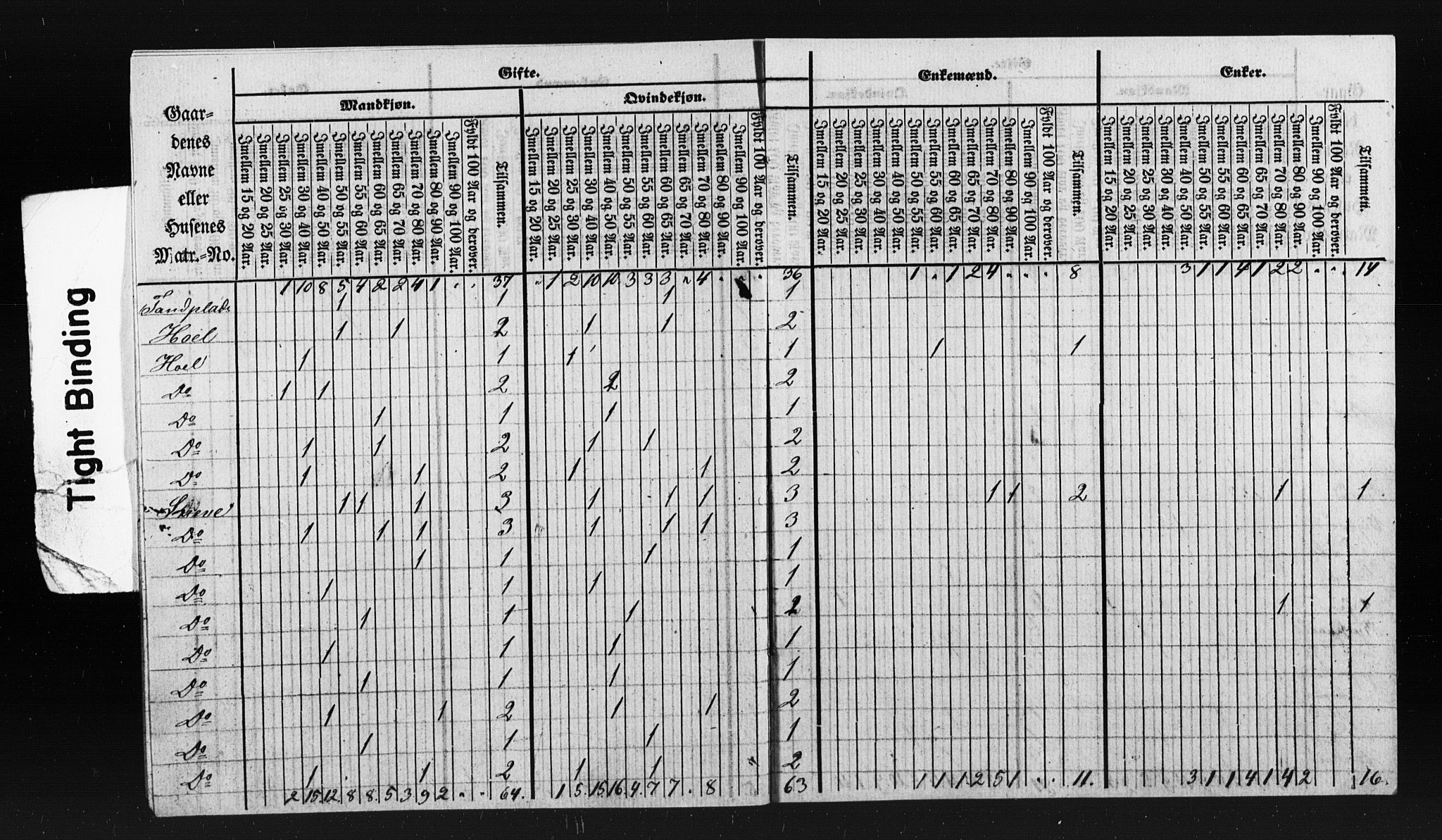 , Census 1855 for Oppdal, 1855, p. 3