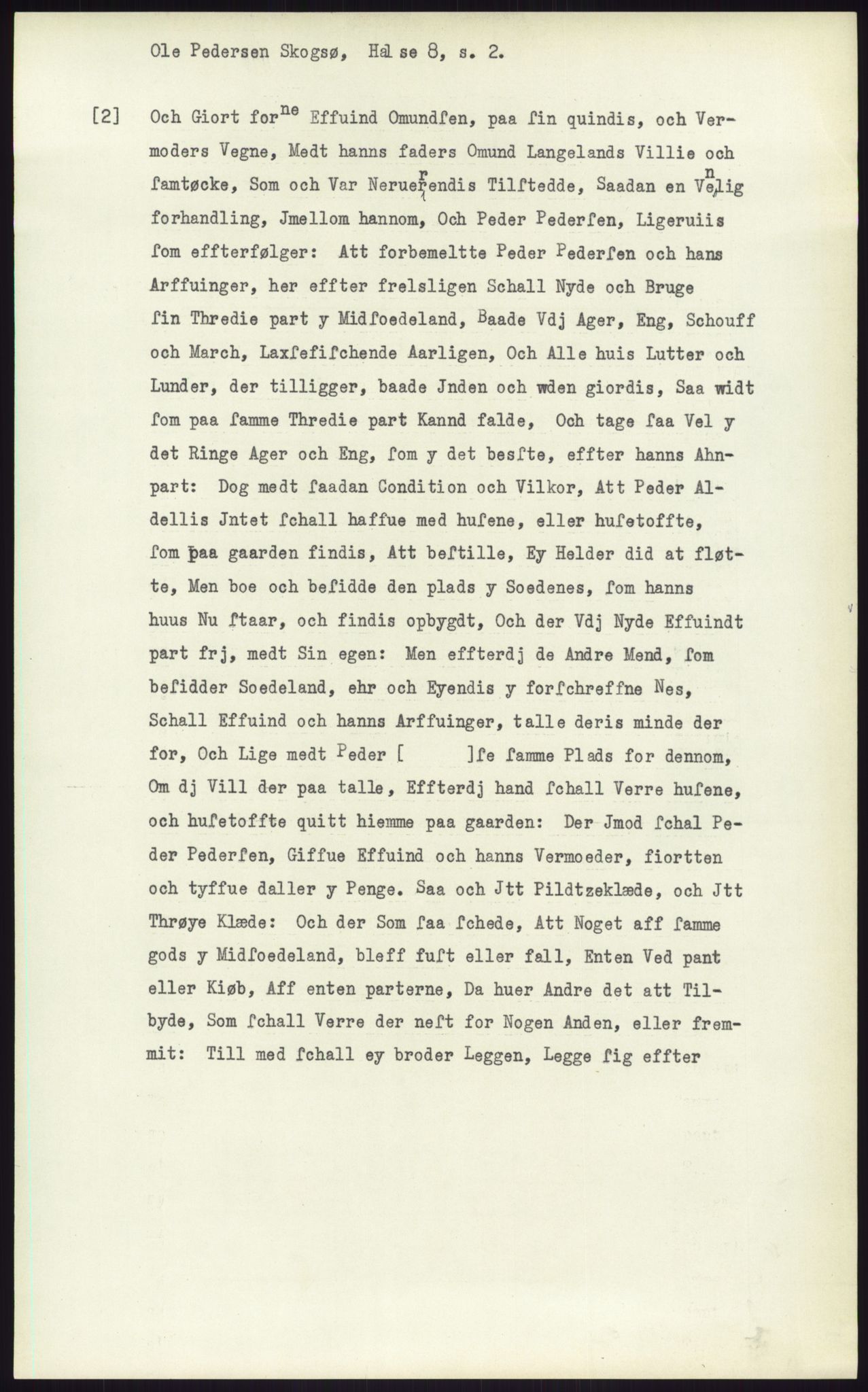 Samlinger til kildeutgivelse, Diplomavskriftsamlingen, AV/RA-EA-4053/H/Ha, p. 2864