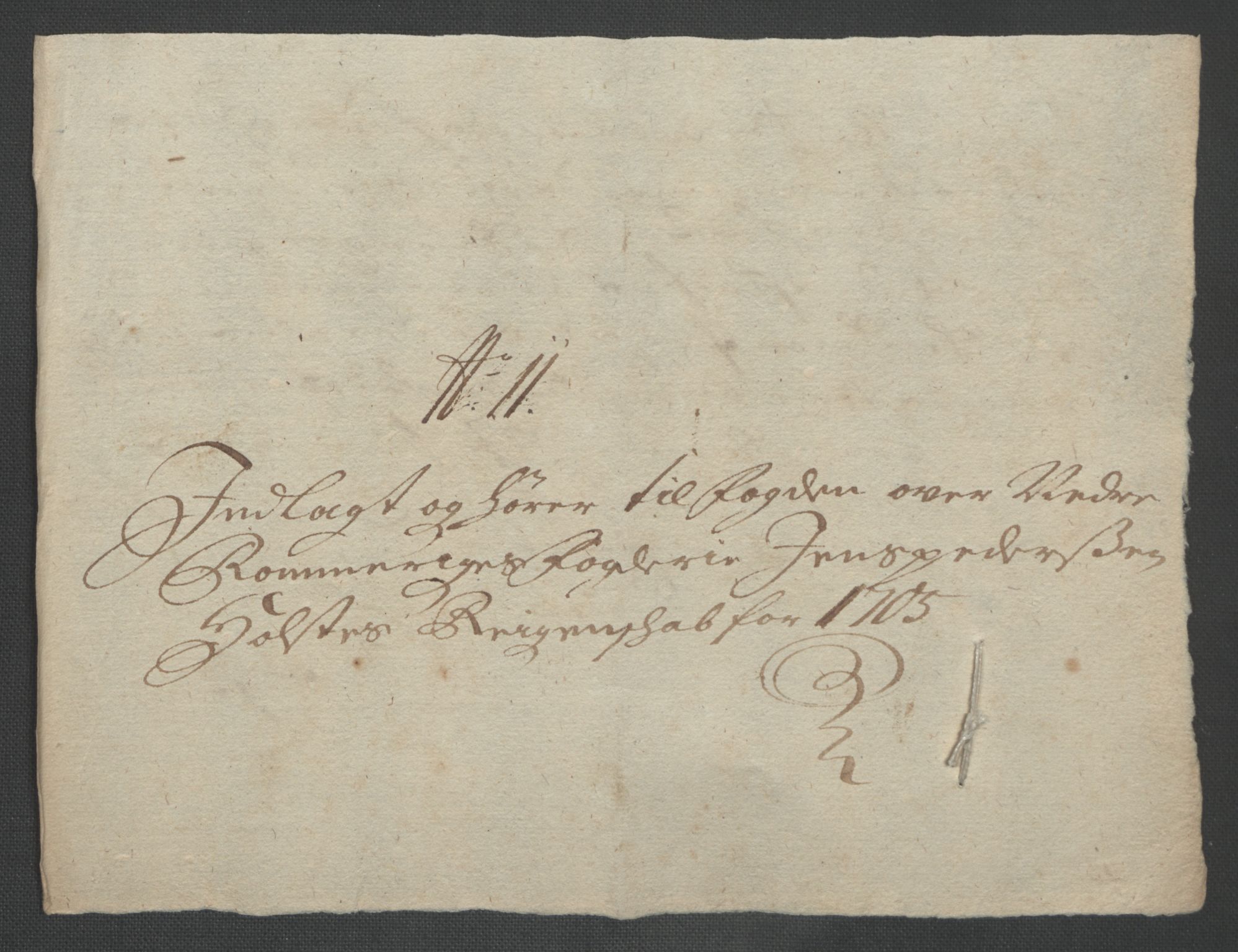 Rentekammeret inntil 1814, Reviderte regnskaper, Fogderegnskap, AV/RA-EA-4092/R11/L0589: Fogderegnskap Nedre Romerike, 1705, p. 184