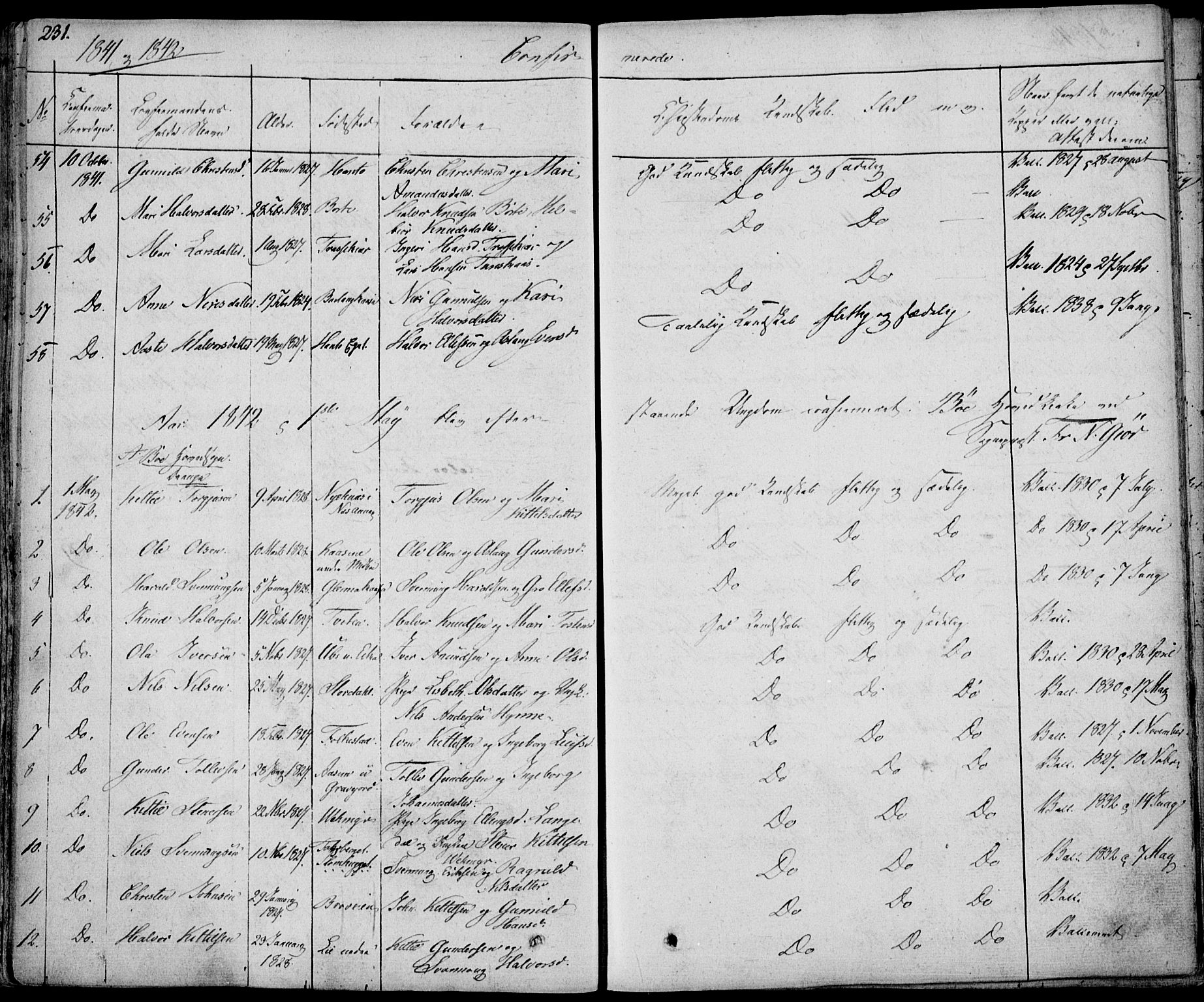 Bø kirkebøker, SAKO/A-257/F/Fa/L0007: Parish register (official) no. 7, 1831-1848, p. 231