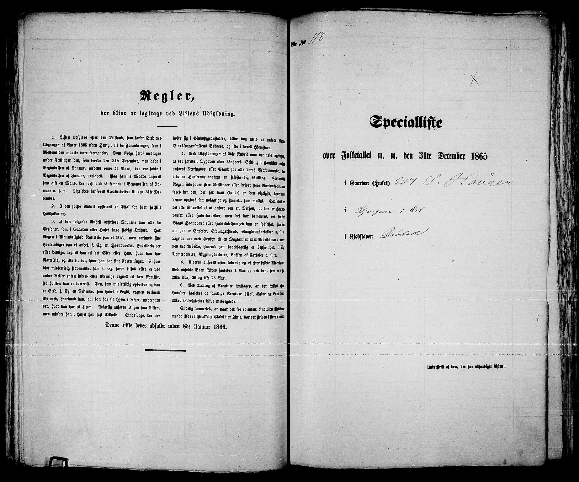 RA, 1865 census for Drøbak/Drøbak, 1865, p. 240