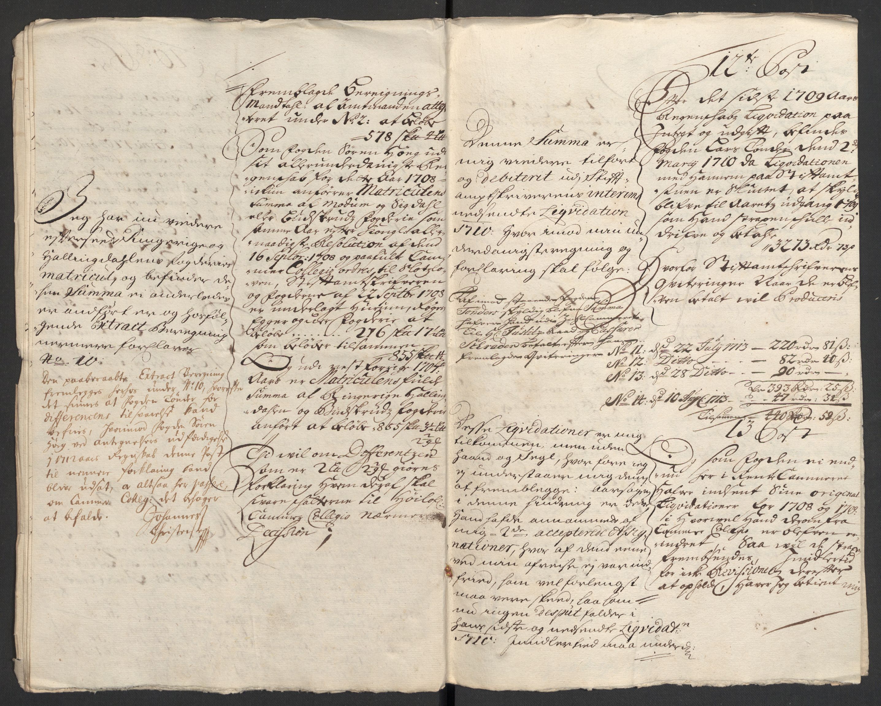 Rentekammeret inntil 1814, Reviderte regnskaper, Fogderegnskap, AV/RA-EA-4092/R23/L1468: Fogderegnskap Ringerike og Hallingdal, 1709-1710, p. 203