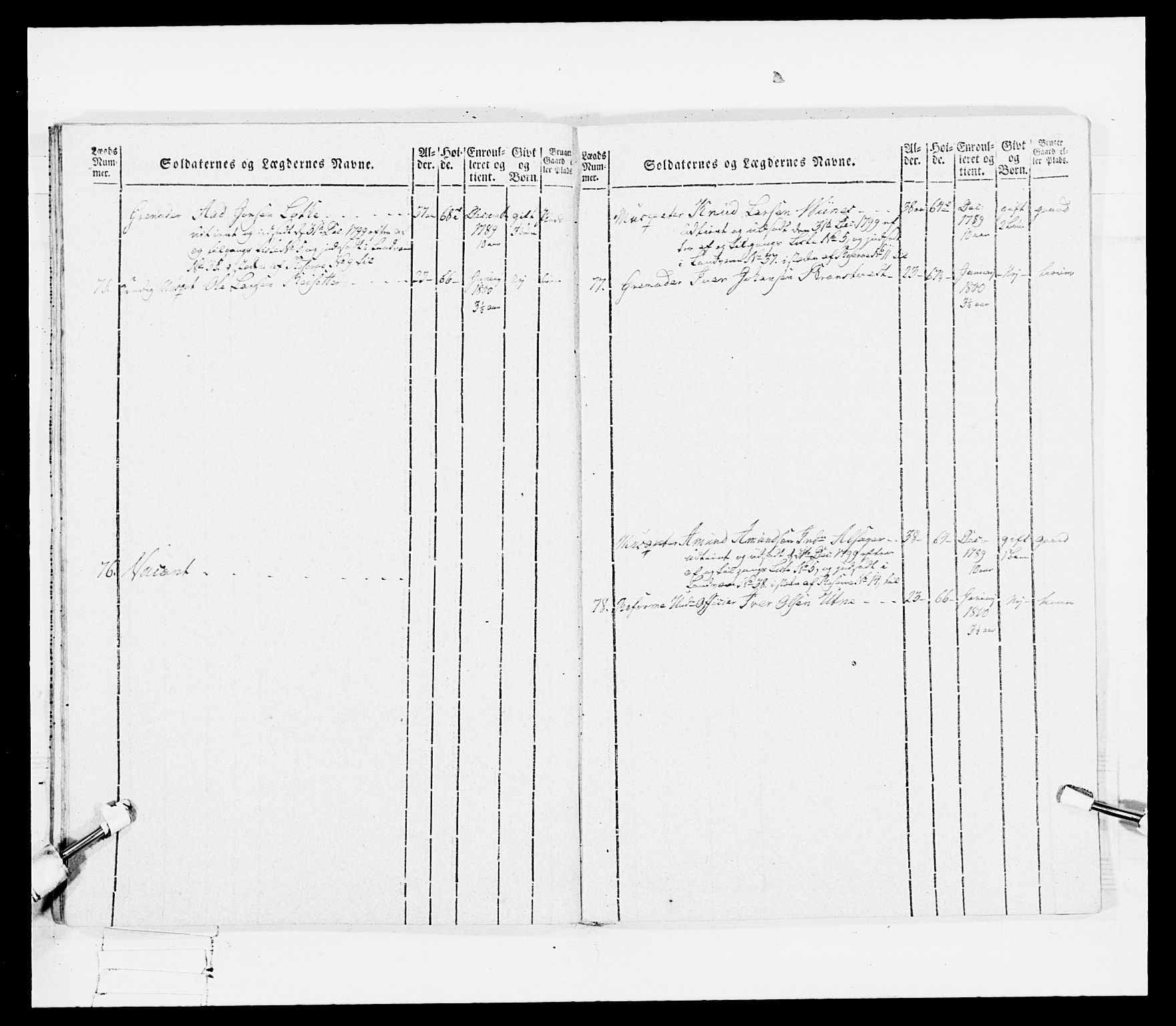 Generalitets- og kommissariatskollegiet, Det kongelige norske kommissariatskollegium, AV/RA-EA-5420/E/Eh/L0097: Bergenhusiske nasjonale infanteriregiment, 1803-1807, p. 161