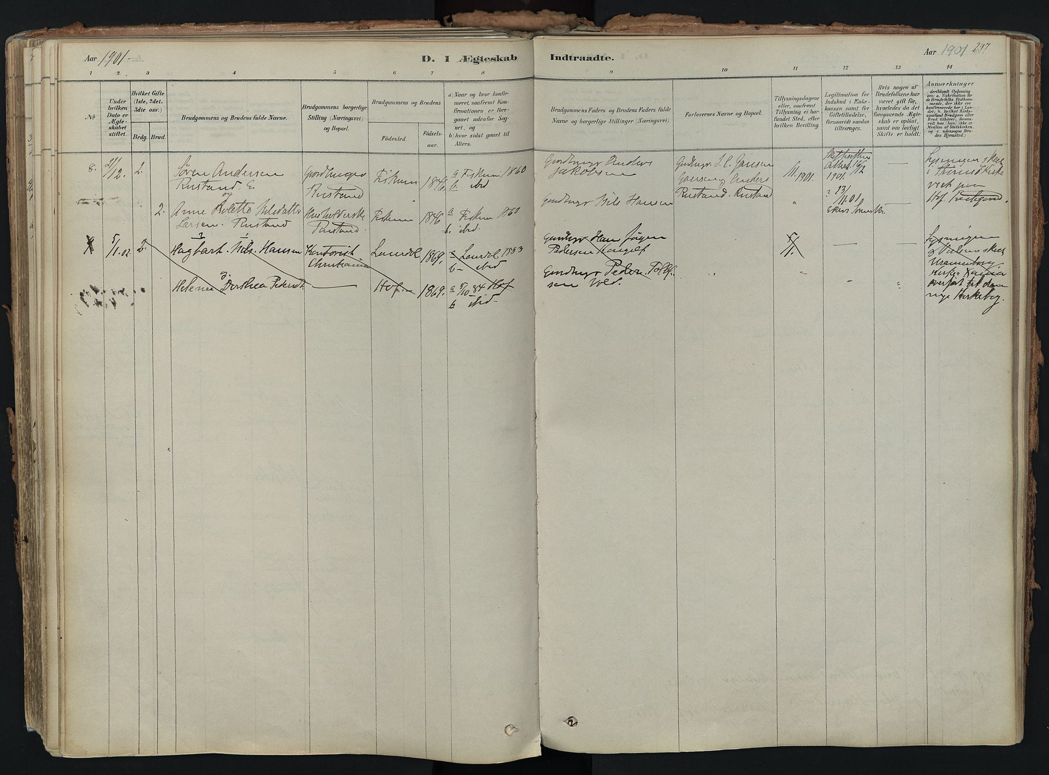 Hof kirkebøker, AV/SAKO-A-64/F/Fa/L0007: Parish register (official) no. I 7, 1878-1940, p. 247