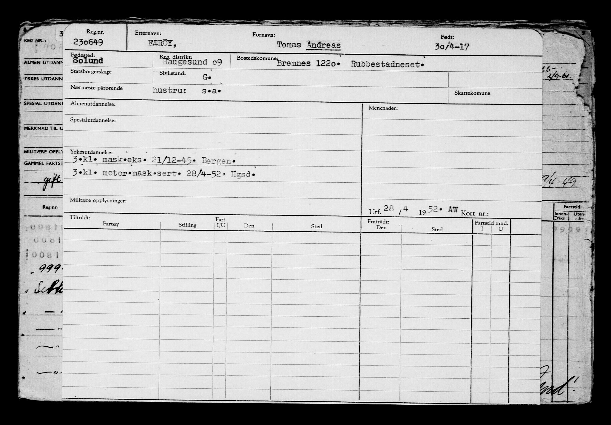 Direktoratet for sjømenn, AV/RA-S-3545/G/Gb/L0148: Hovedkort, 1917, p. 212