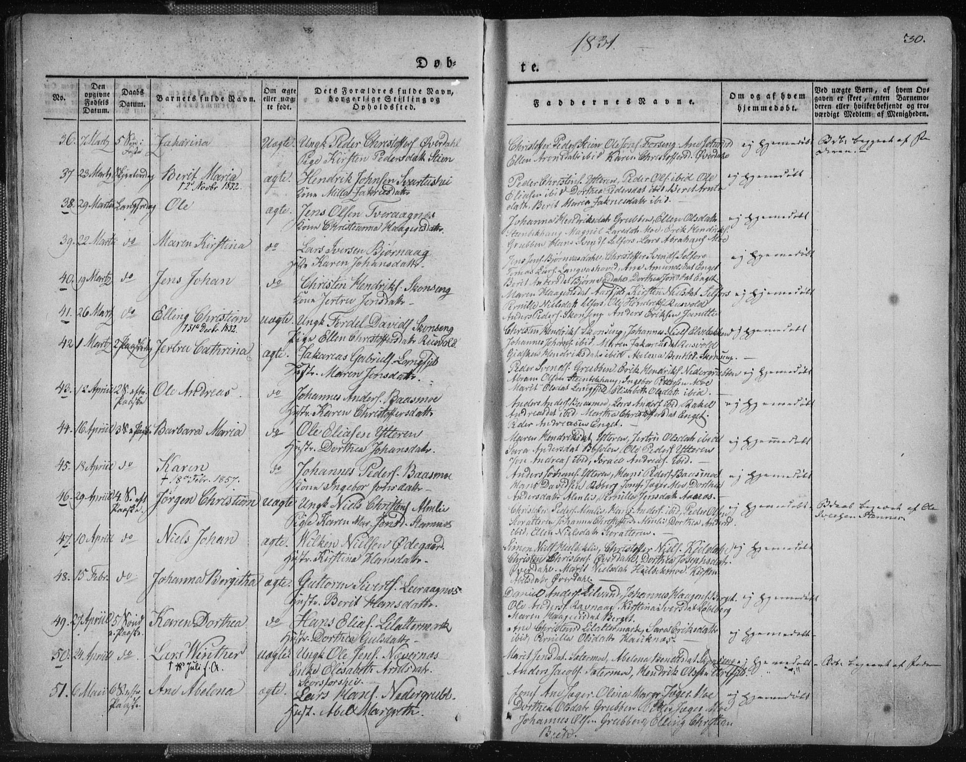 Ministerialprotokoller, klokkerbøker og fødselsregistre - Nordland, AV/SAT-A-1459/827/L0390: Parish register (official) no. 827A02, 1826-1841, p. 30