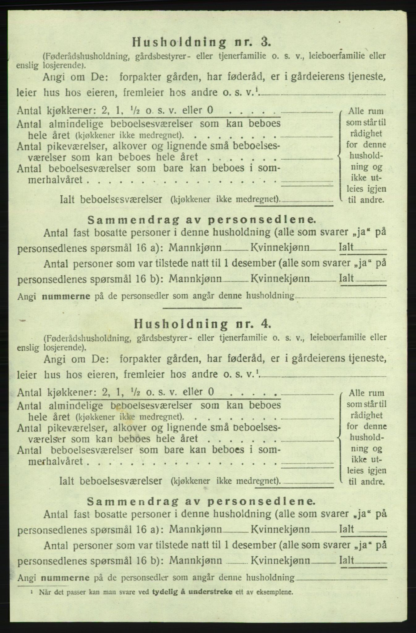 SAB, 1920 census for Strandebarm, 1920, p. 1051