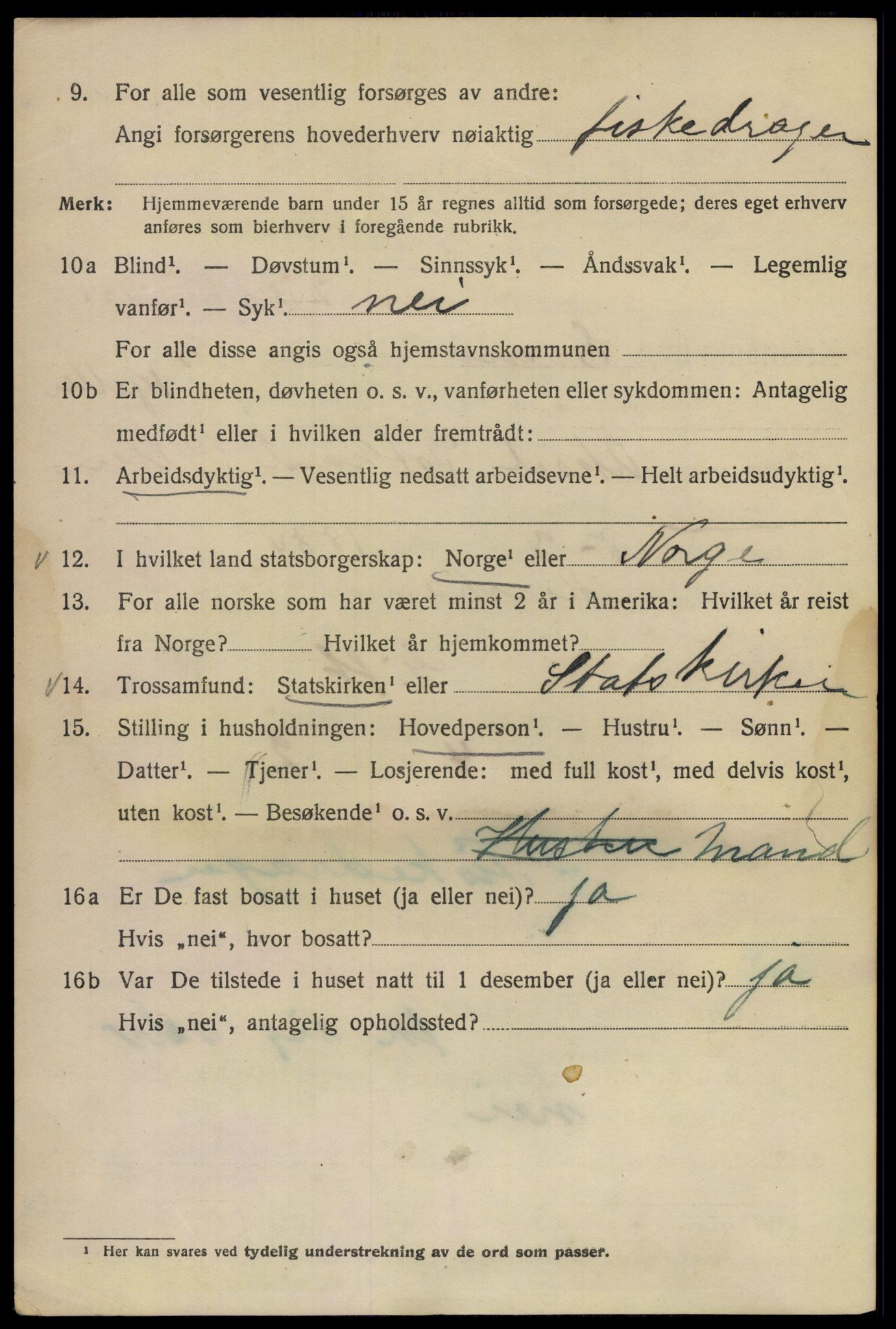 SAO, 1920 census for Kristiania, 1920, p. 224726