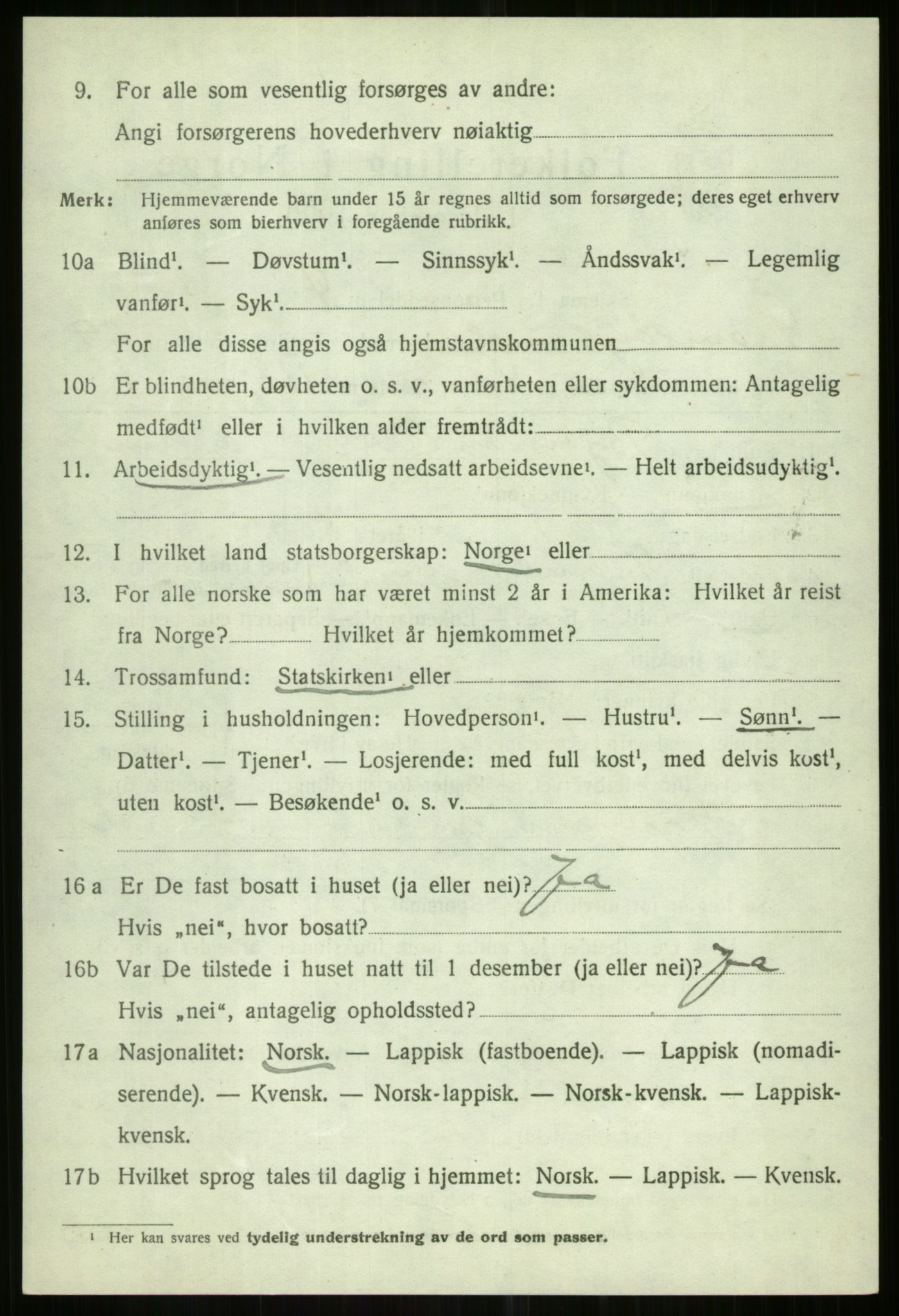 SATØ, 1920 census for Tromsøysund, 1920, p. 13837