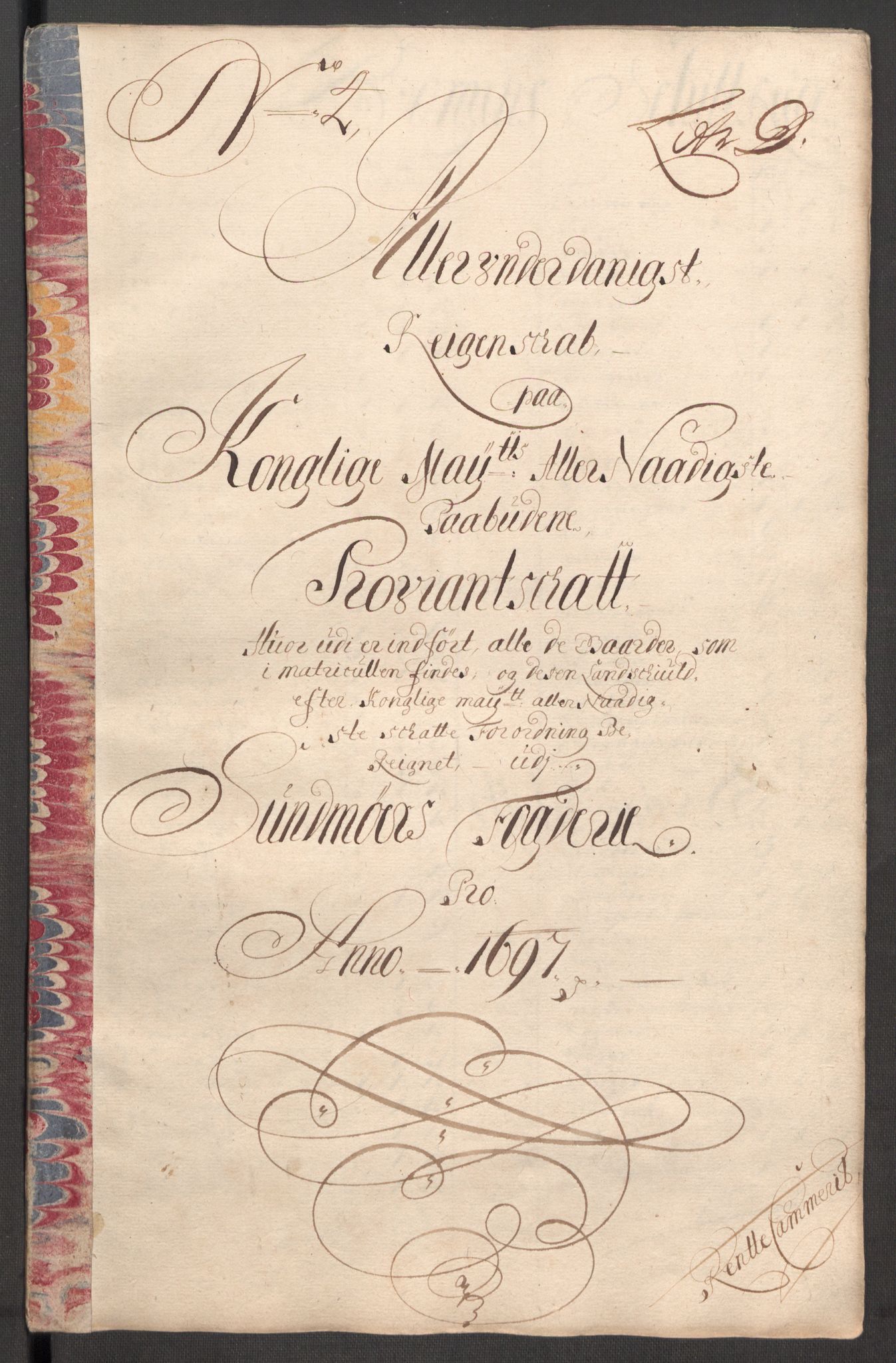 Rentekammeret inntil 1814, Reviderte regnskaper, Fogderegnskap, RA/EA-4092/R54/L3556: Fogderegnskap Sunnmøre, 1696-1698, p. 214