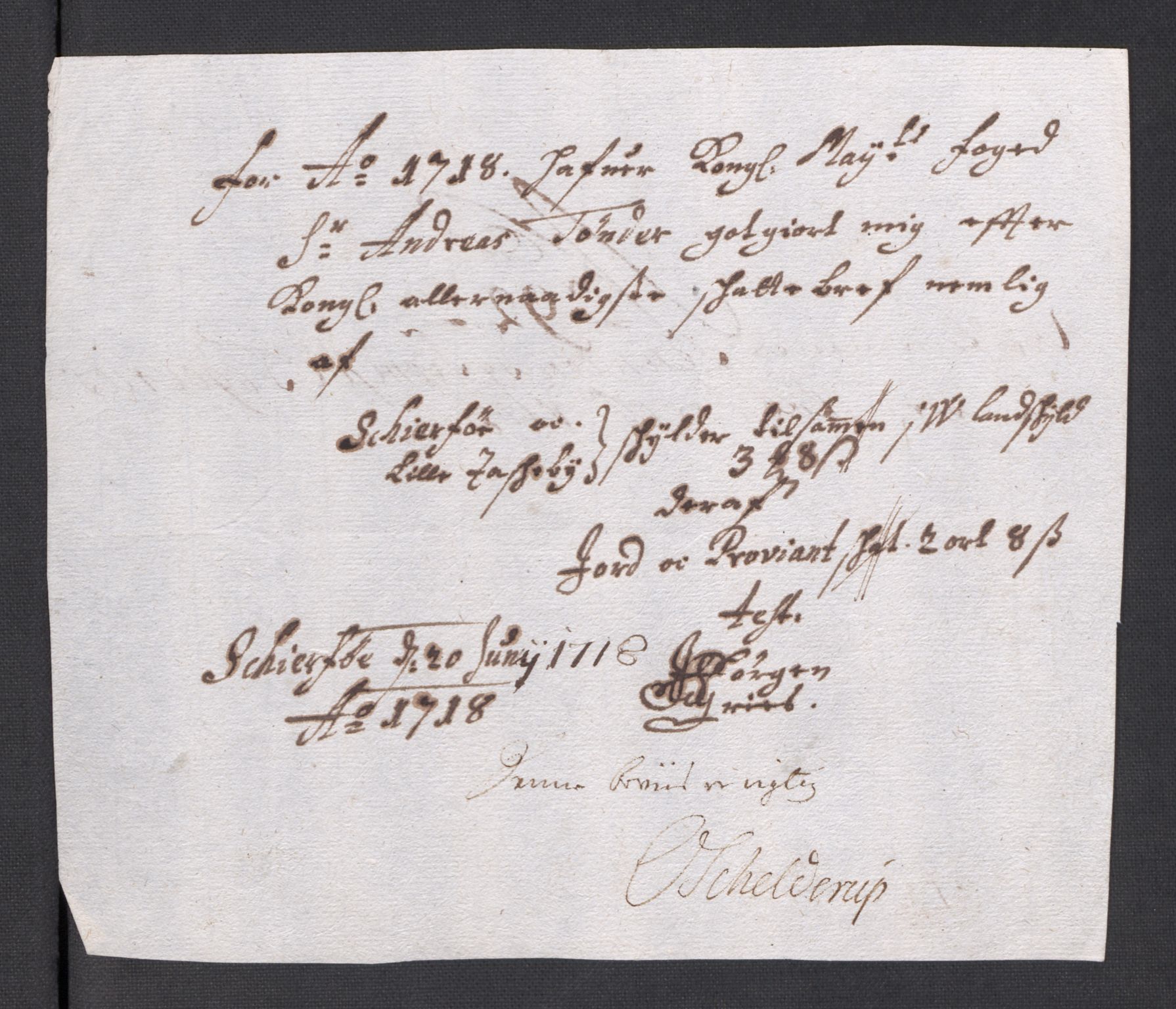 Rentekammeret inntil 1814, Reviderte regnskaper, Fogderegnskap, AV/RA-EA-4092/R68/L4764: Fogderegnskap Senja og Troms, 1718, p. 398