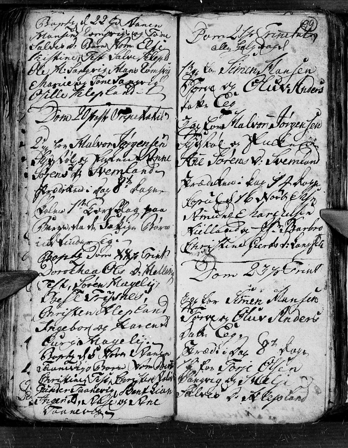 Søgne sokneprestkontor, AV/SAK-1111-0037/F/Fb/Fbb/L0001: Parish register (copy) no. B 1, 1779-1802, p. 99