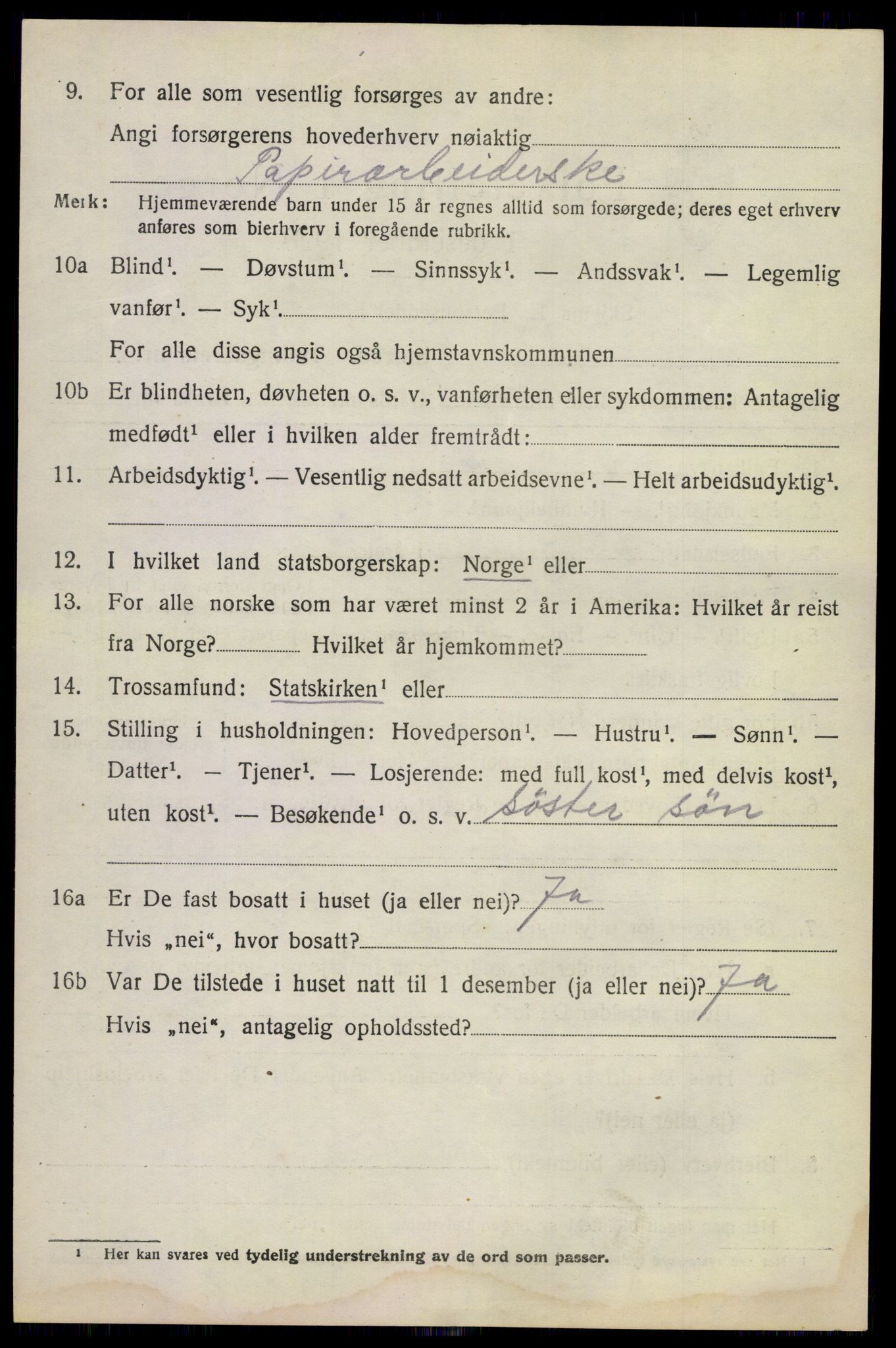 SAKO, 1920 census for Nedre Eiker, 1920, p. 15144