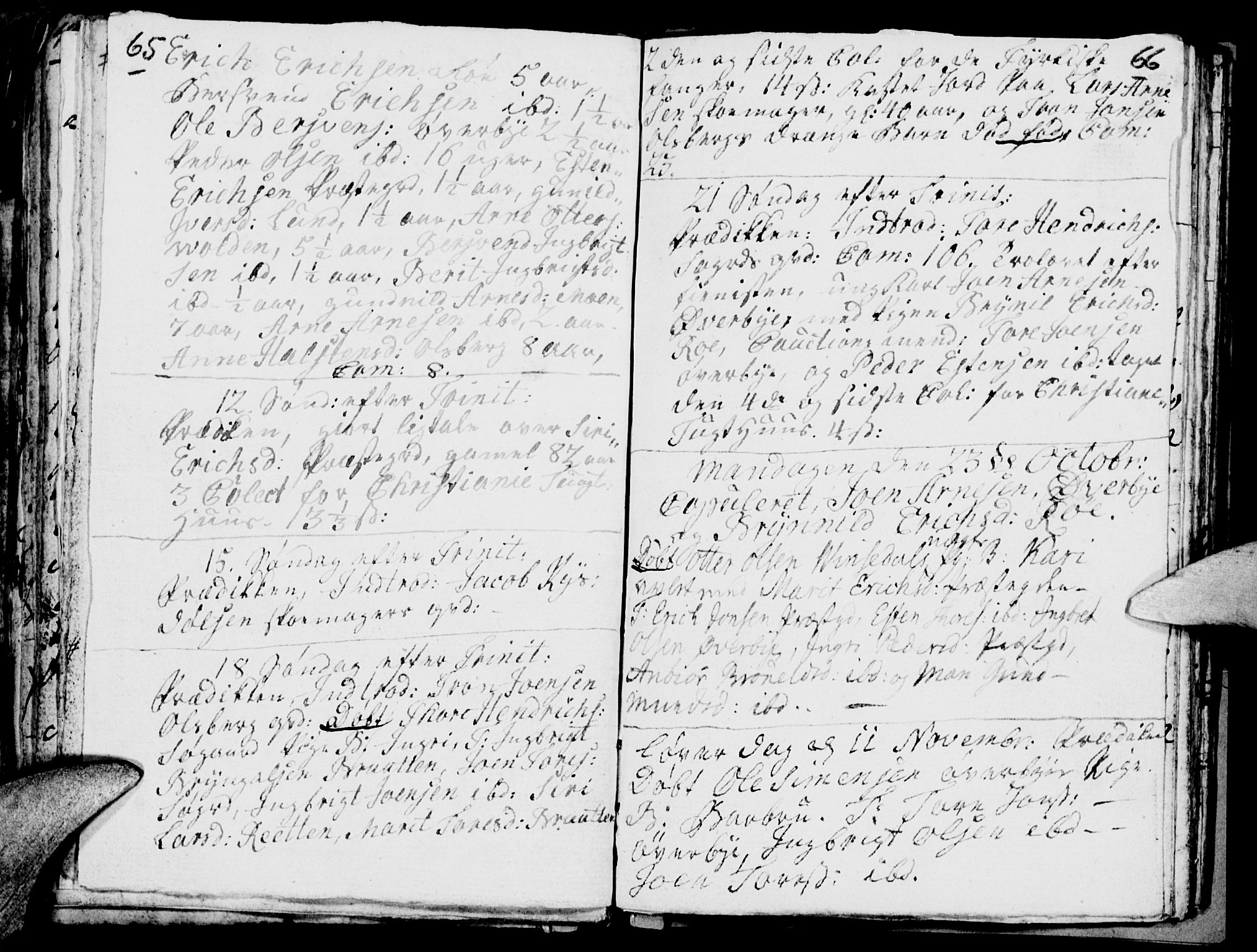 Tynset prestekontor, SAH/PREST-058/H/Ha/Haa/L0005: Parish register (official) no. 5, 1761-1776, p. 65-66