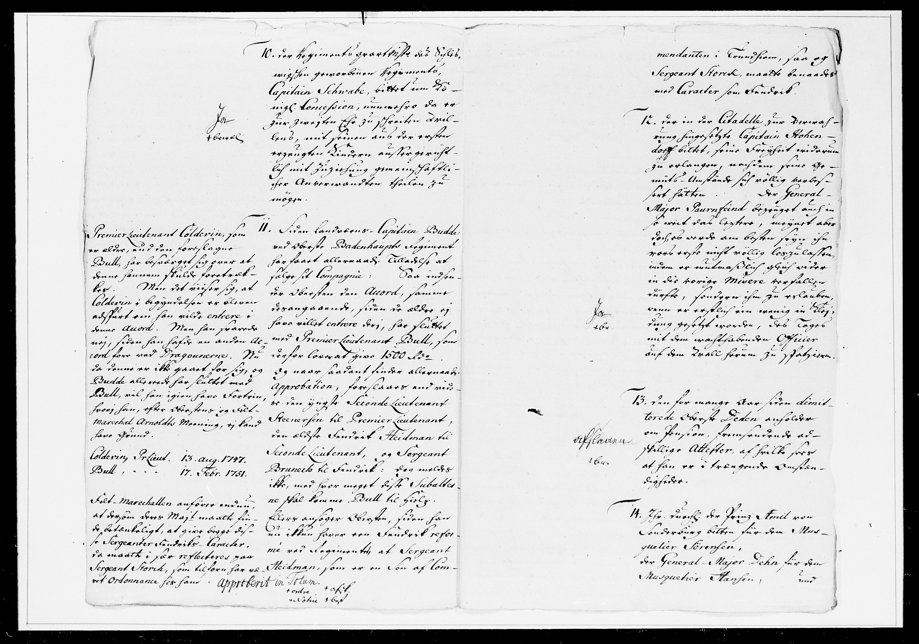 Krigskollegiet, Krigskancelliet, DRA/A-0006/-/1241-1247: Refererede sager, 1753, p. 53