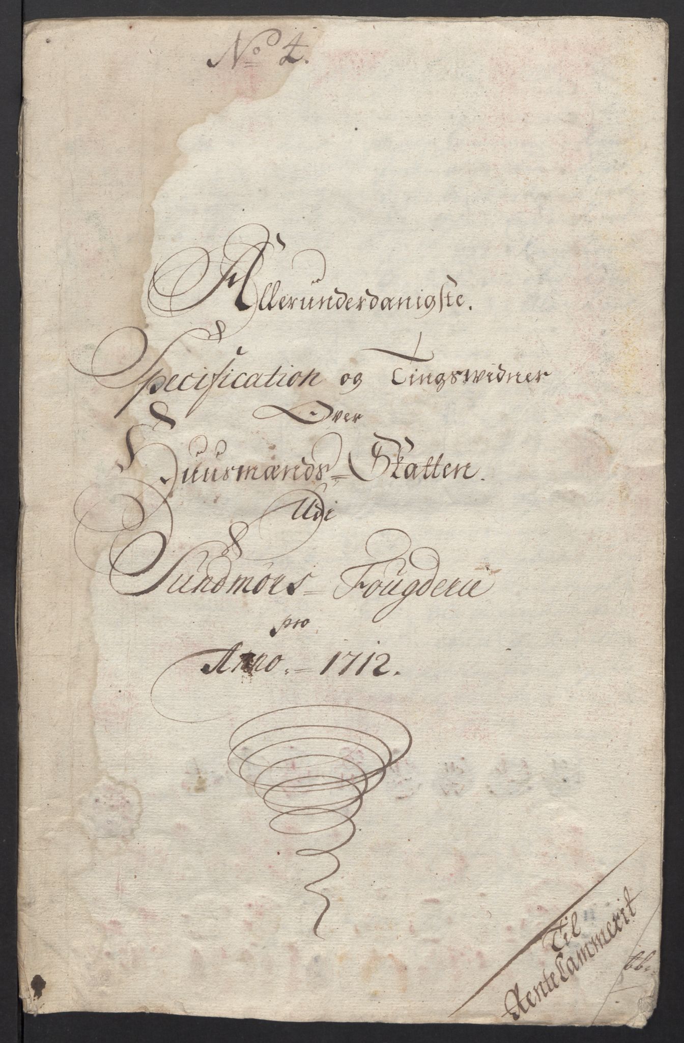 Rentekammeret inntil 1814, Reviderte regnskaper, Fogderegnskap, RA/EA-4092/R54/L3565: Fogderegnskap Sunnmøre, 1712-1713, p. 99
